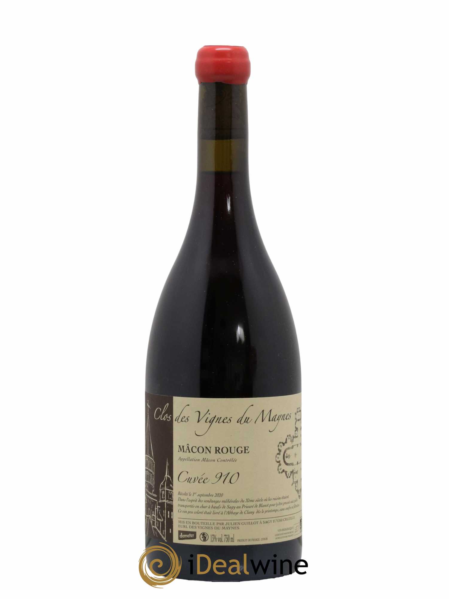 Mâcon Cuvée 910 Les Vignes du Maynes 2020 - Lot de 1 bouteille - 0
