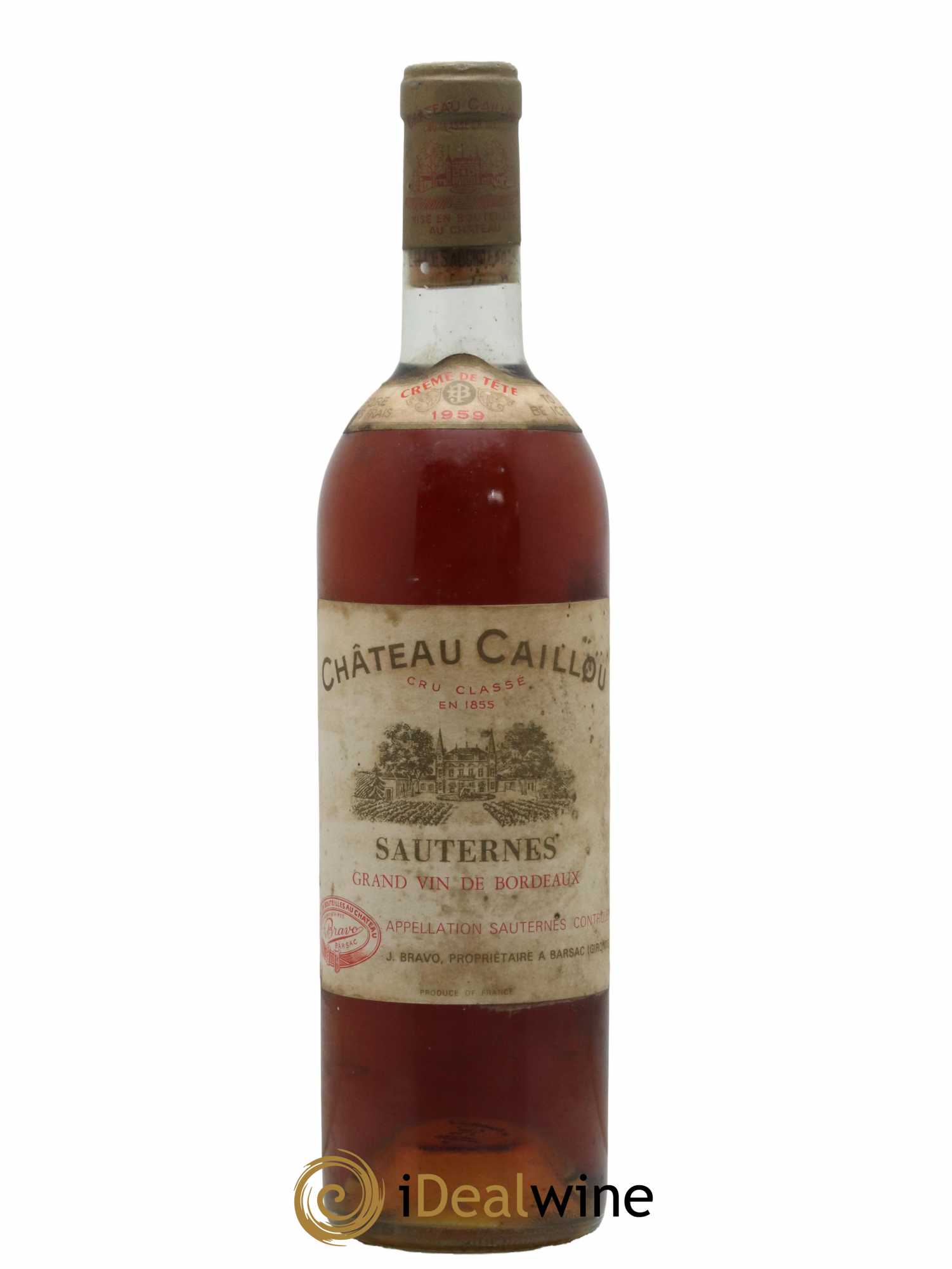 Château Caillou 2ème Grand Cru Classé 1959 - Lotto di 1 bottiglia - 0