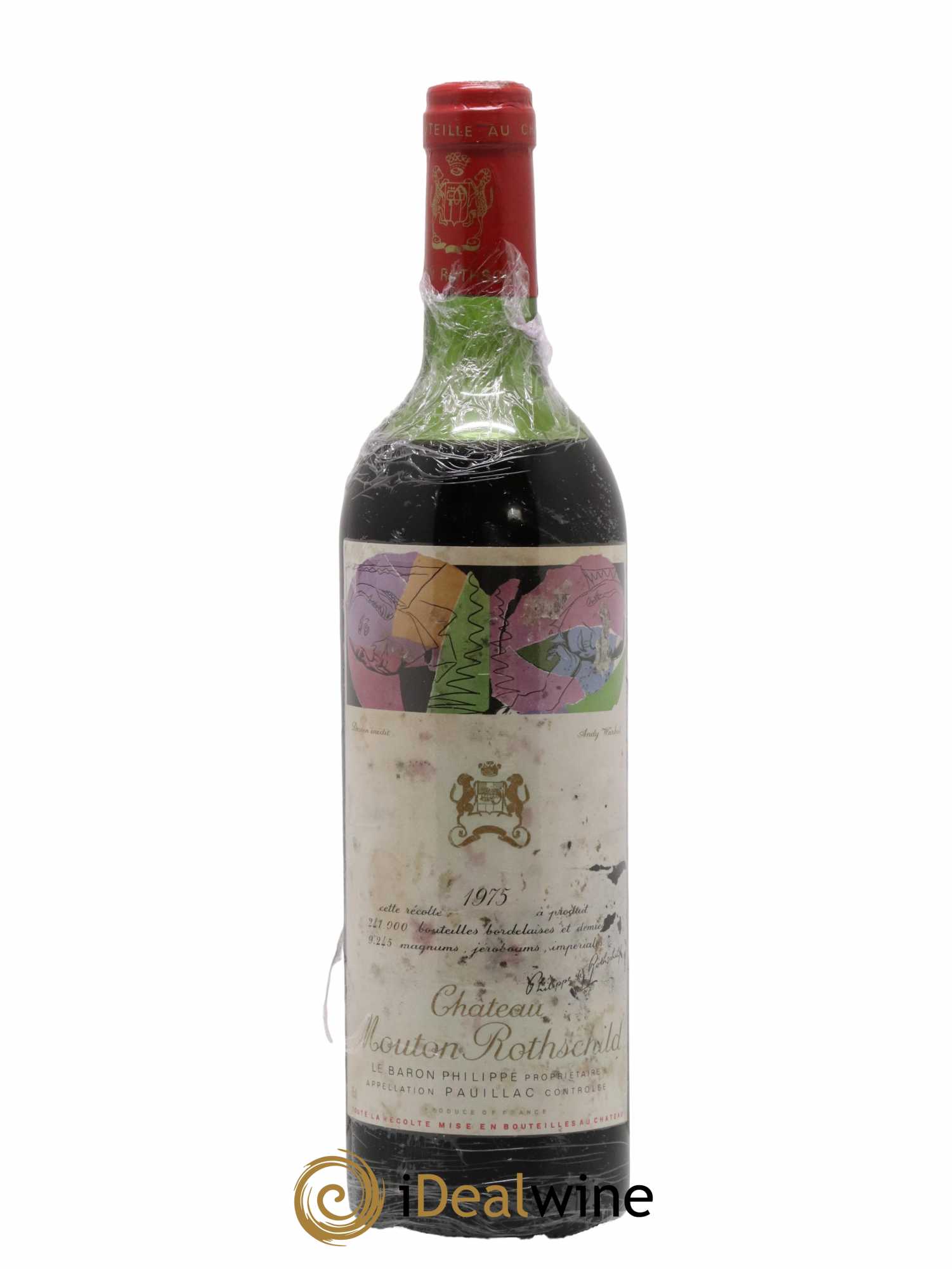 Château Mouton Rothschild 1er Grand Cru Classé 1975 - Posten von 1 Flasche - 0