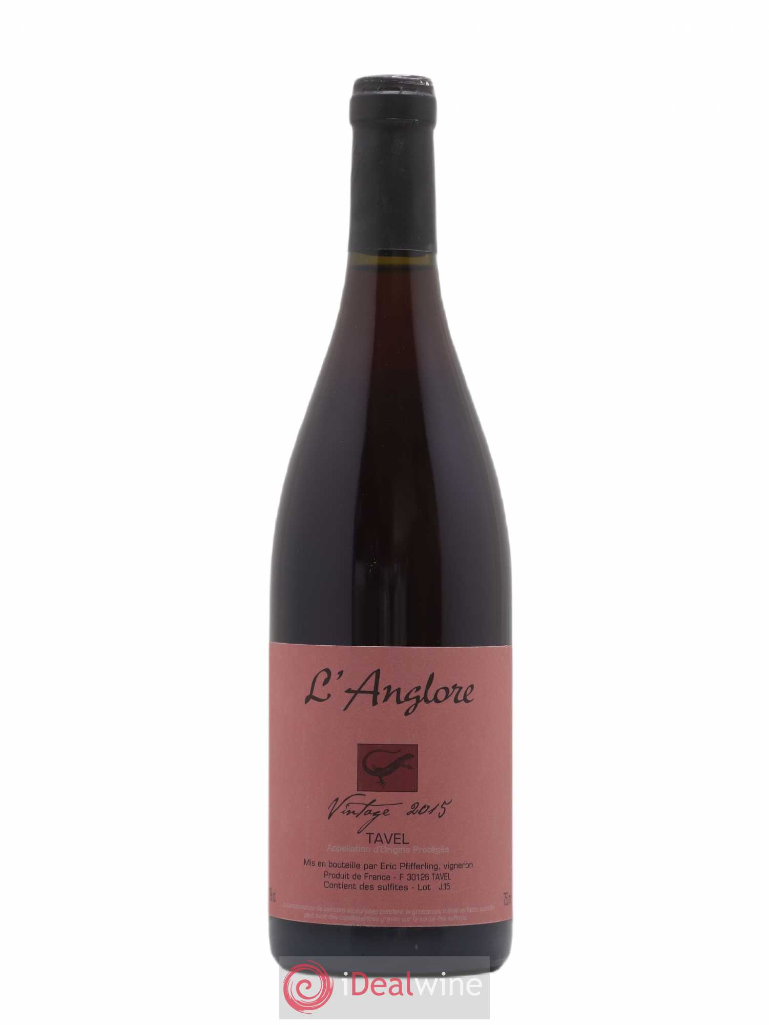 Tavel Vintage L'Anglore 2015 - Lot de 1 bouteille - 0