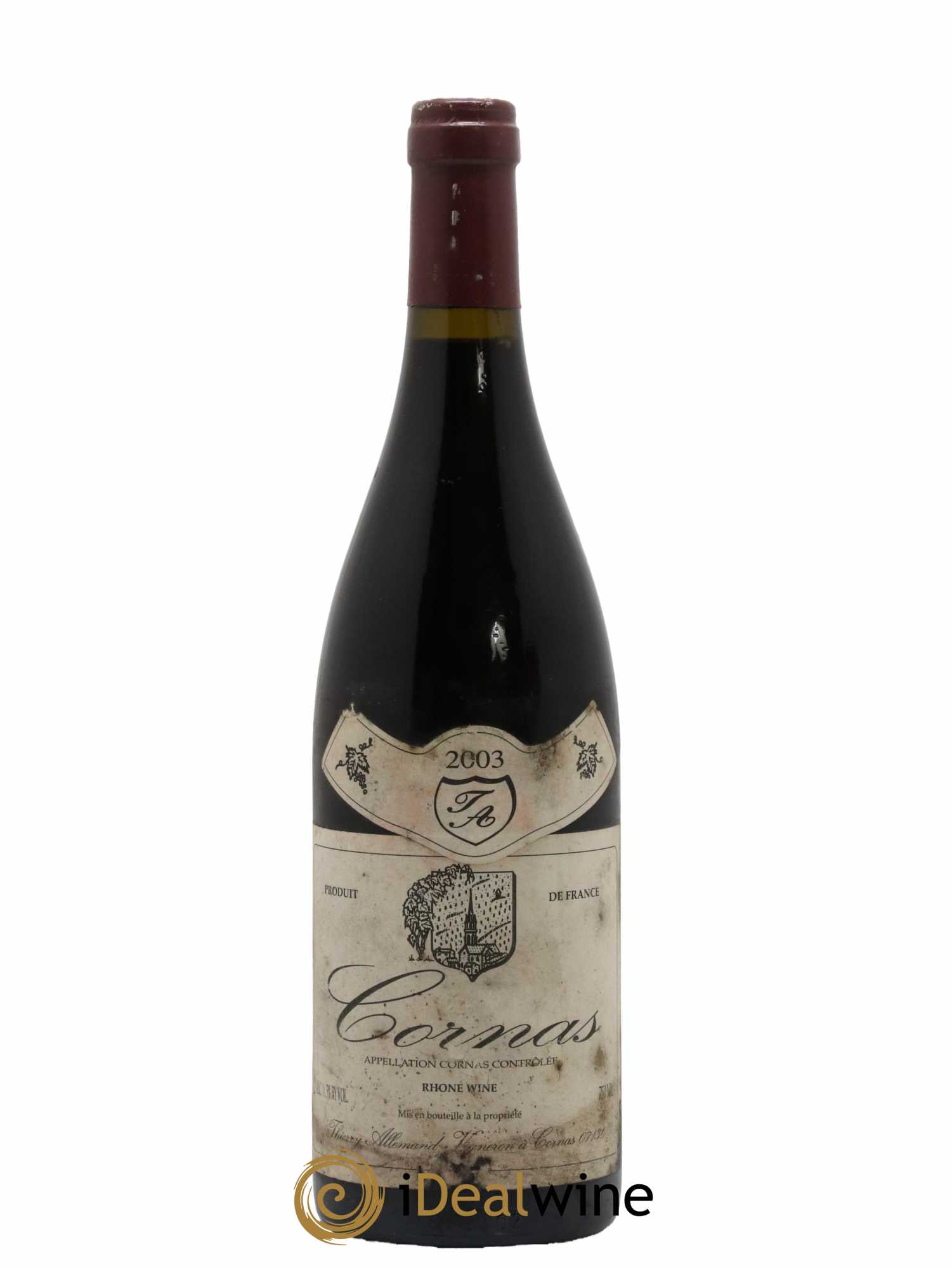 Cornas Thierry Allemand 2003 - Lot of 1 bottle - 0