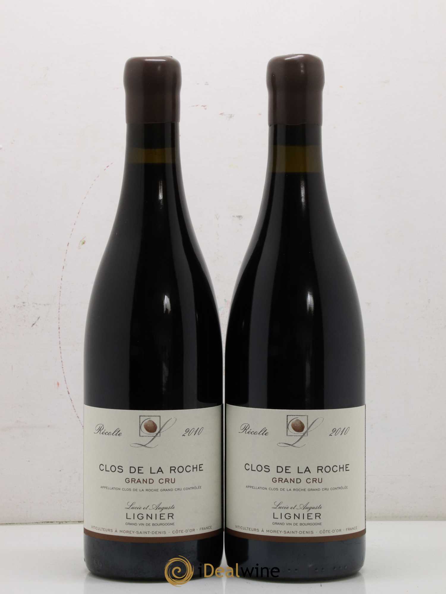 Clos de la Roche Grand Cru Lucie et Auguste Lignier 2010 - Lot de 2 bouteilles - 0