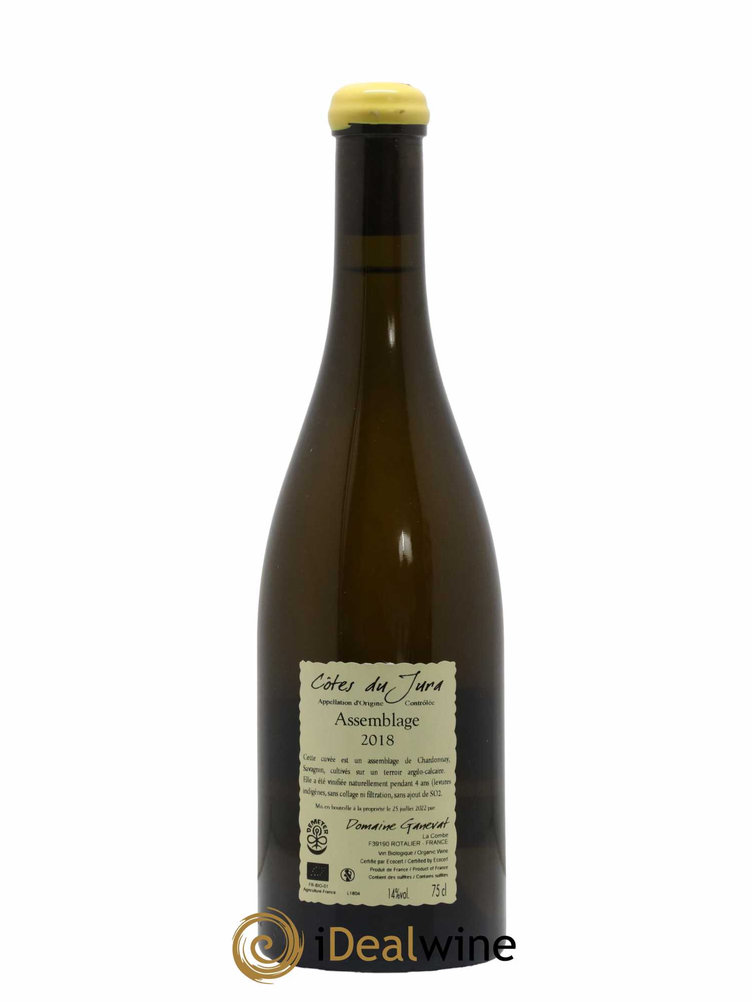 Côtes du Jura Cuvée Orégane Jean-François Ganevat (Domaine) 2018 - Lot de 1 bouteille - 1