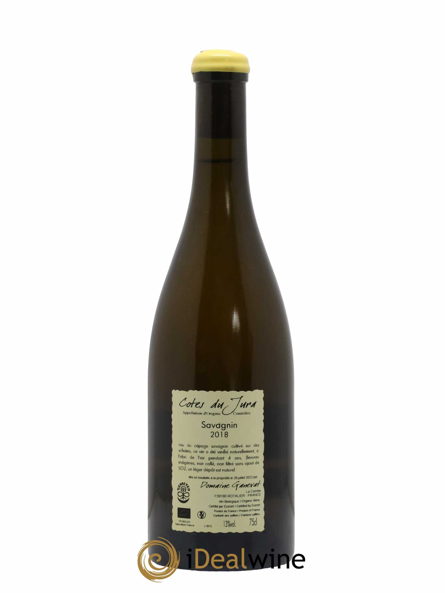 Côtes du Jura Savagnin En Billat Jean-François Ganevat (Domaine) 2018 - Lot de 1 bouteille - 1