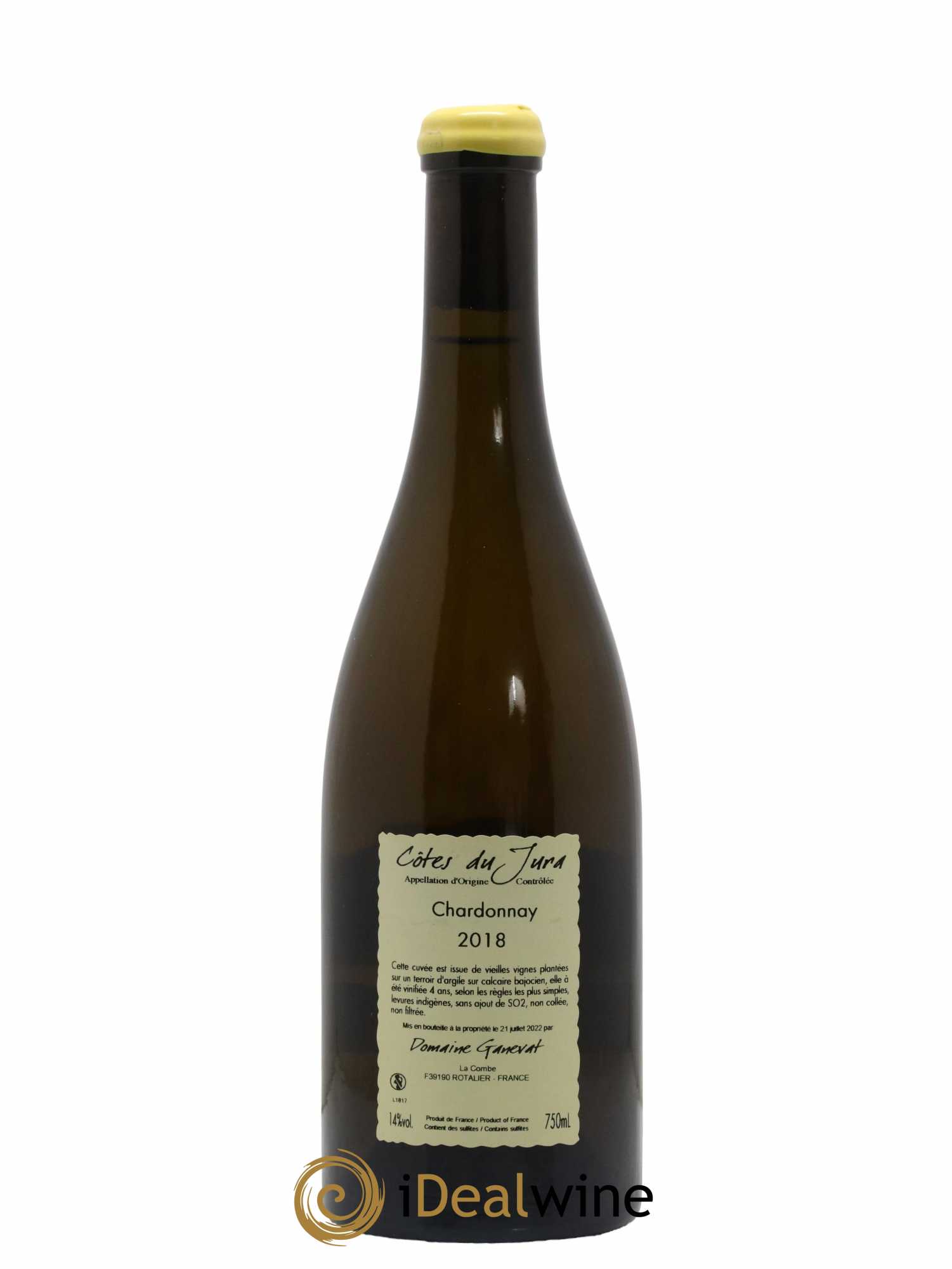 Côtes du Jura Rouchamps Chardonnay Jean-François Ganevat (Domaine) 2018 - Lot de 1 bouteille - 1
