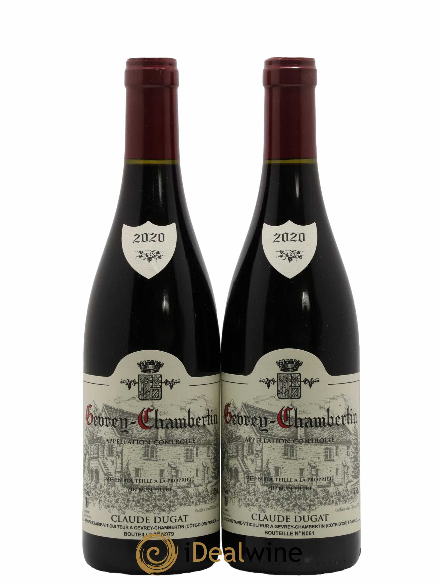 Gevrey-Chambertin Claude Dugat 2020 - Lot de 2 bouteilles - 0
