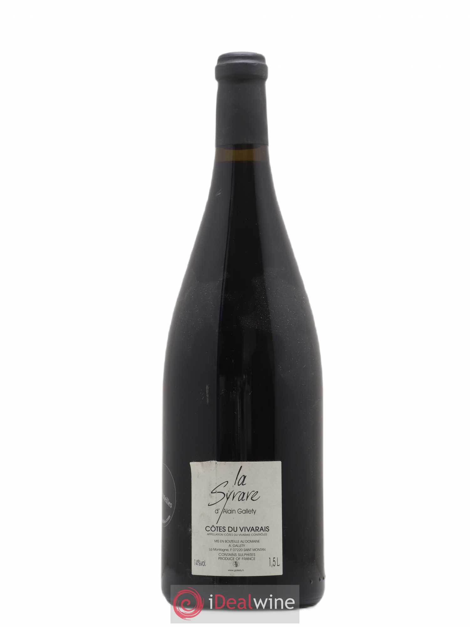 Côtes du Vivarais La Syrare Gallety (Domaine) 2012 - Lot de 1 magnum - 1