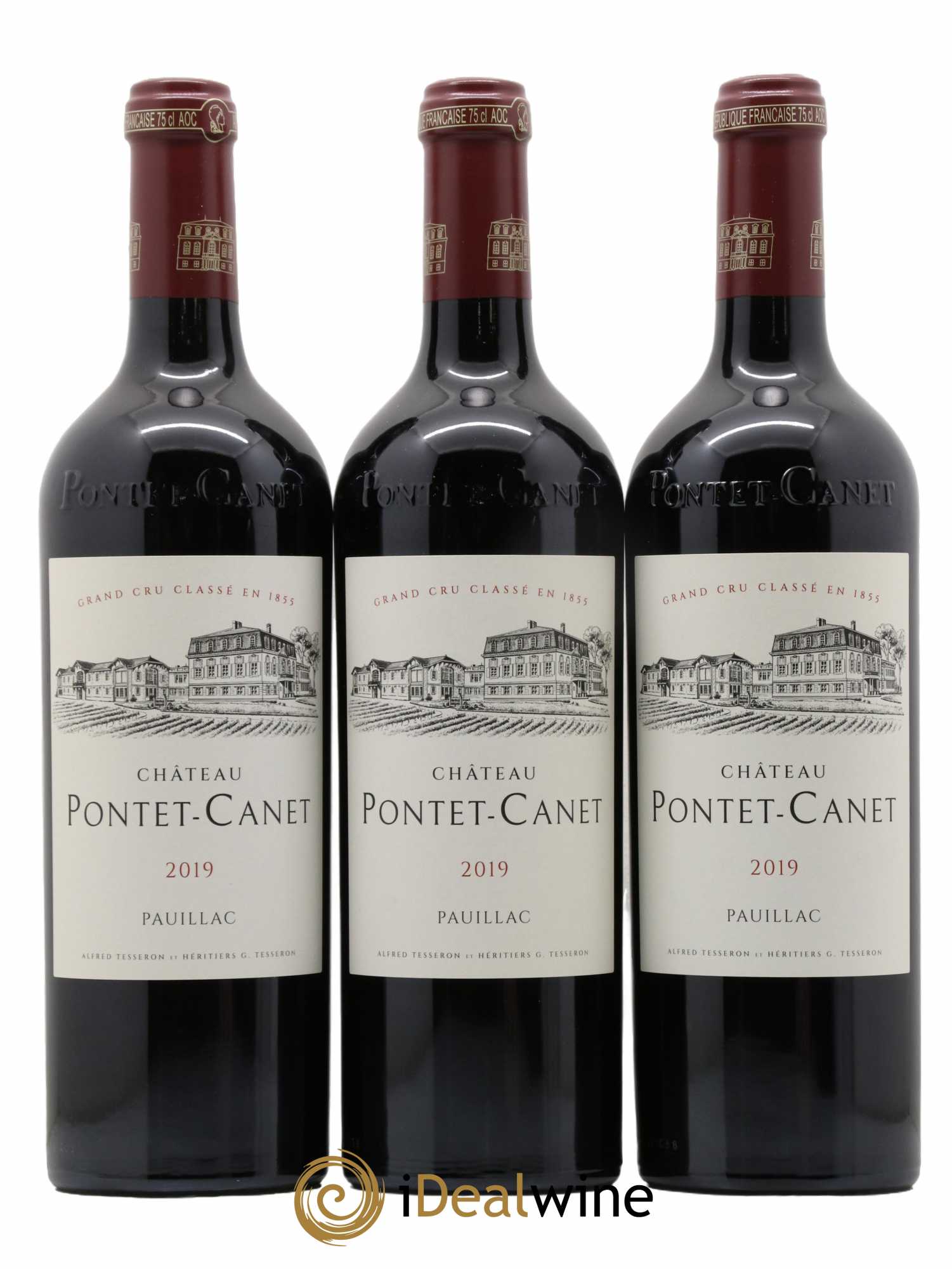 Château Pontet Canet 5ème Grand Cru Classé 2019 - Lot de 6 bouteilles - 2
