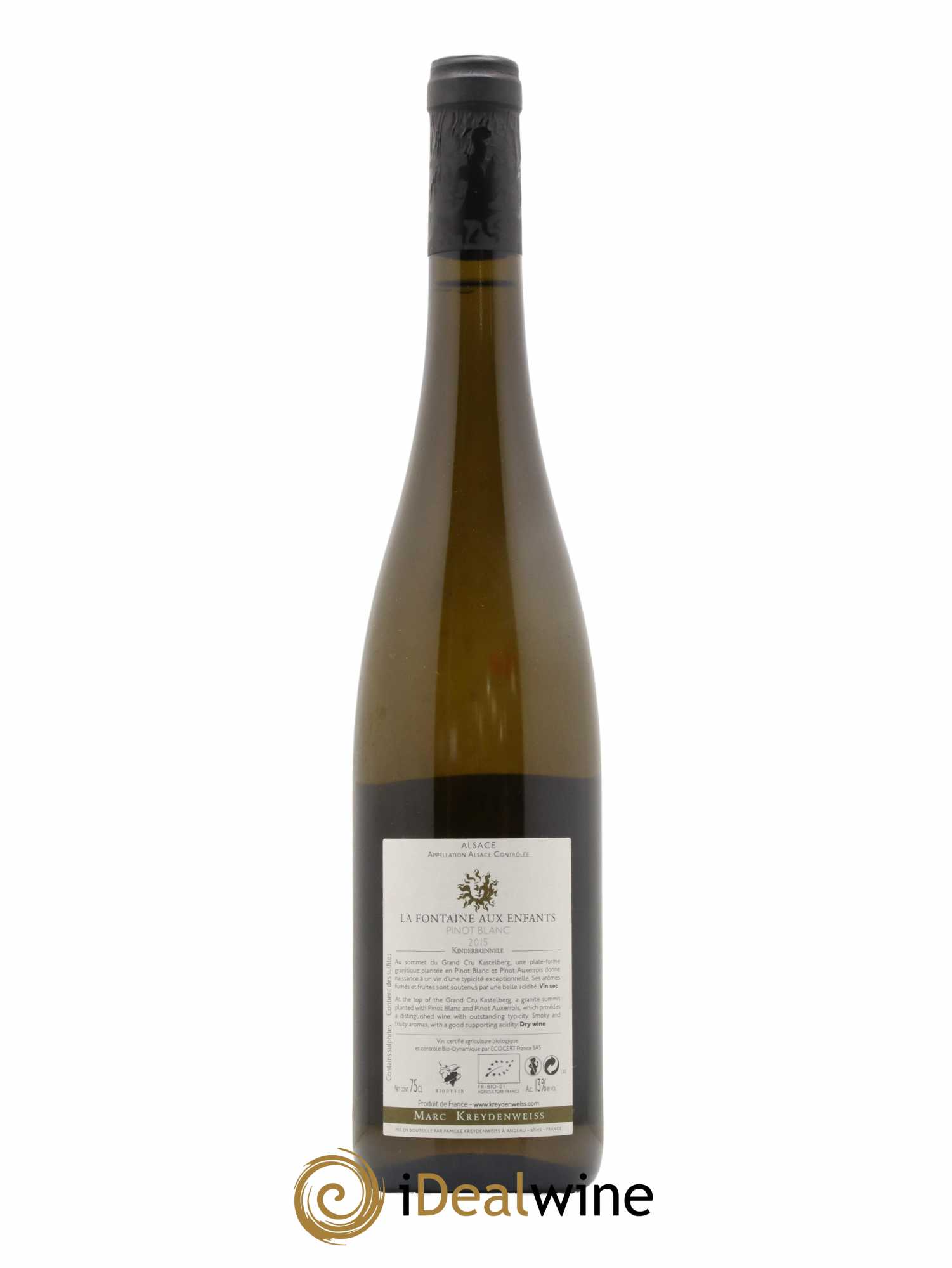 Alsace La Fontaine aux Enfants Marc Kreydenweiss 2015 - Lot de 1 bouteille - 1