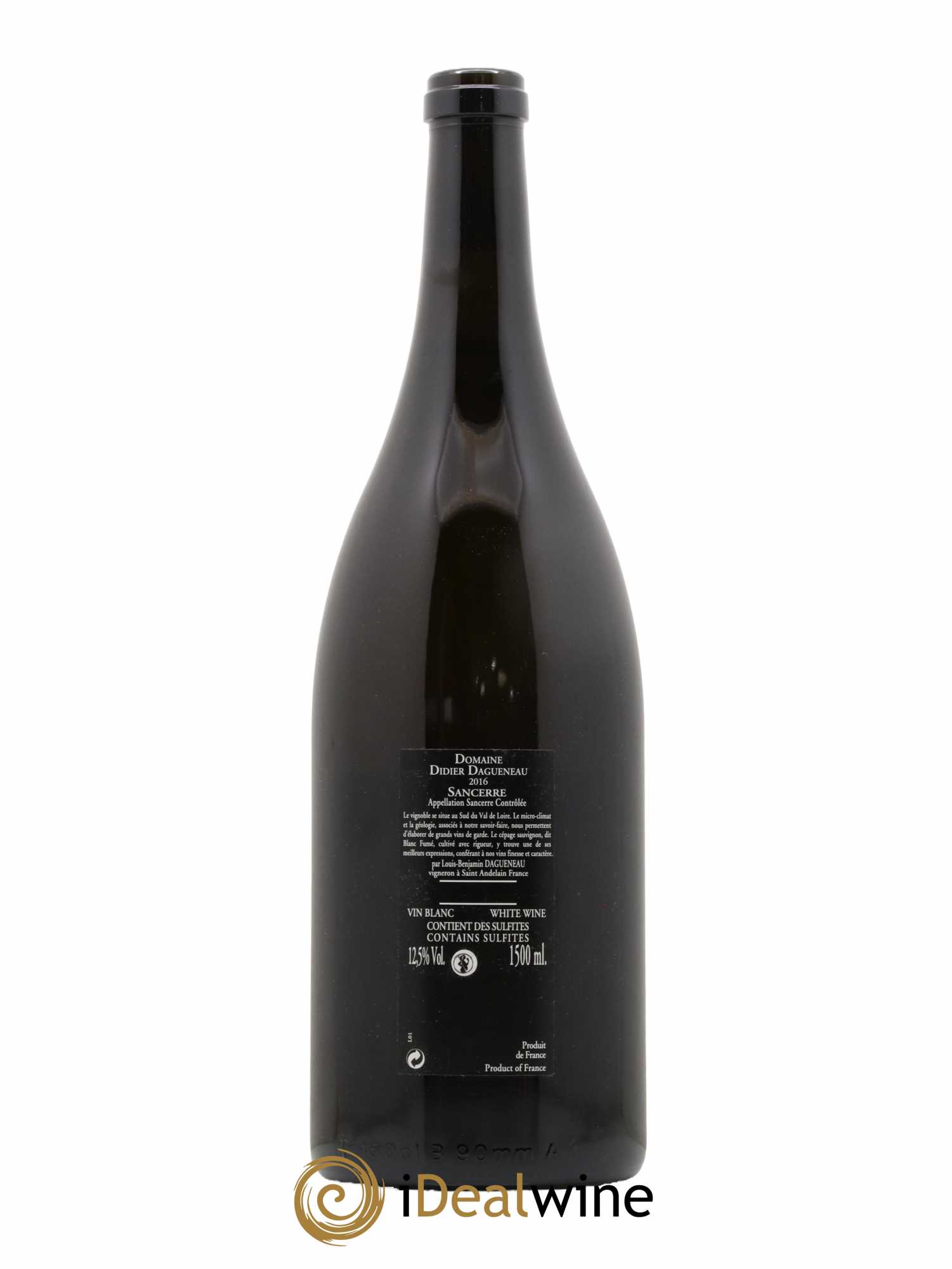 Sancerre Le Mont Damné Chavignol Dagueneau (Domaine Didier - Louis-Benjamin) 2016 - Lot de 1 magnum - 1