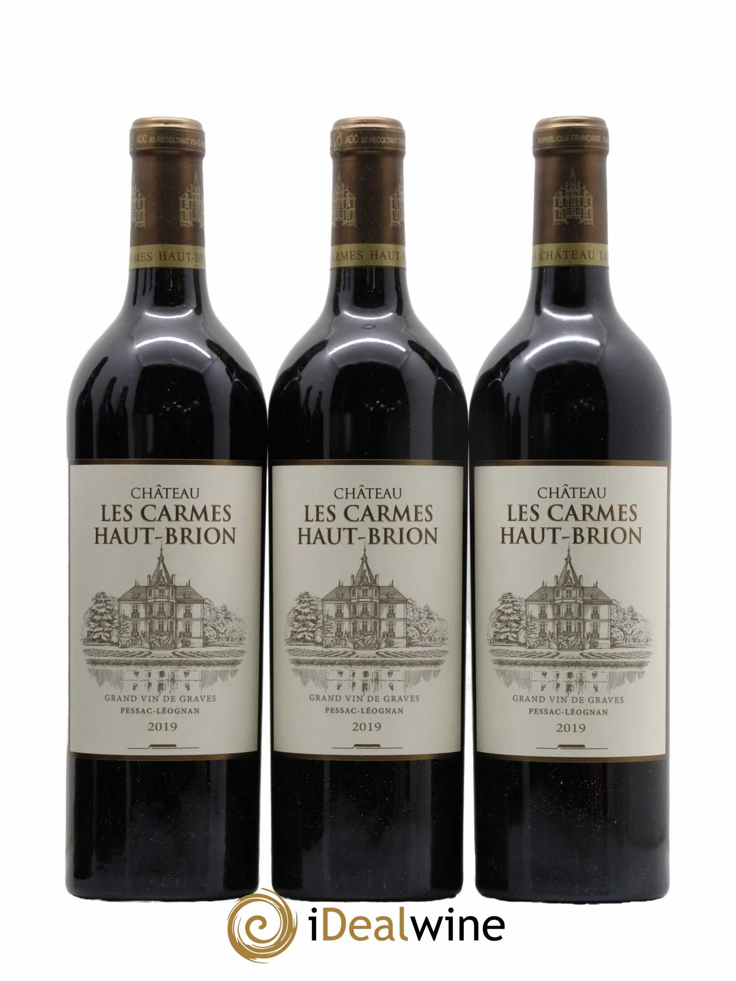 Château Les Carmes Haut-Brion 2019 - Lot de 6 bouteilles - 2