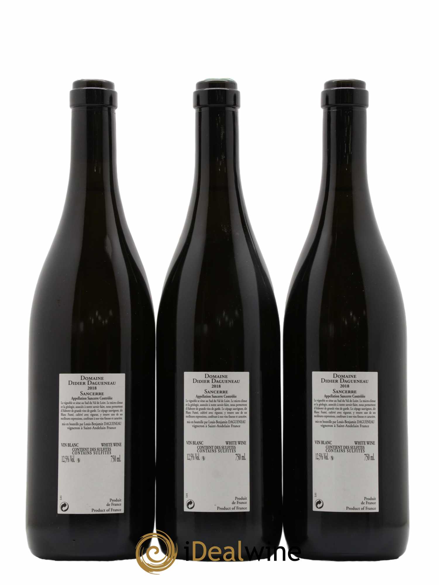 Sancerre En Chailloux Dagueneau 2018 - Lot de 3 bouteilles - 1