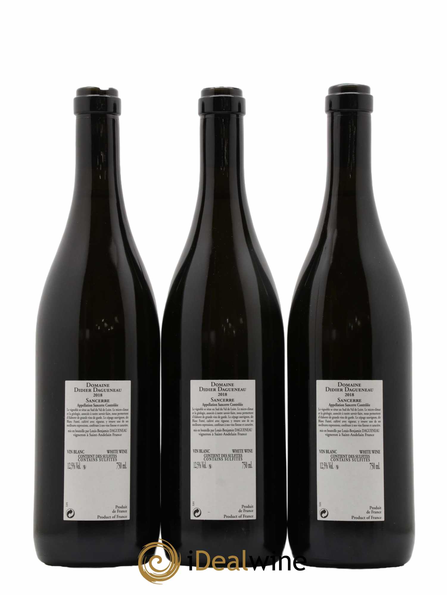 Sancerre En Chailloux Dagueneau 2018 - Lot de 3 bouteilles - 1