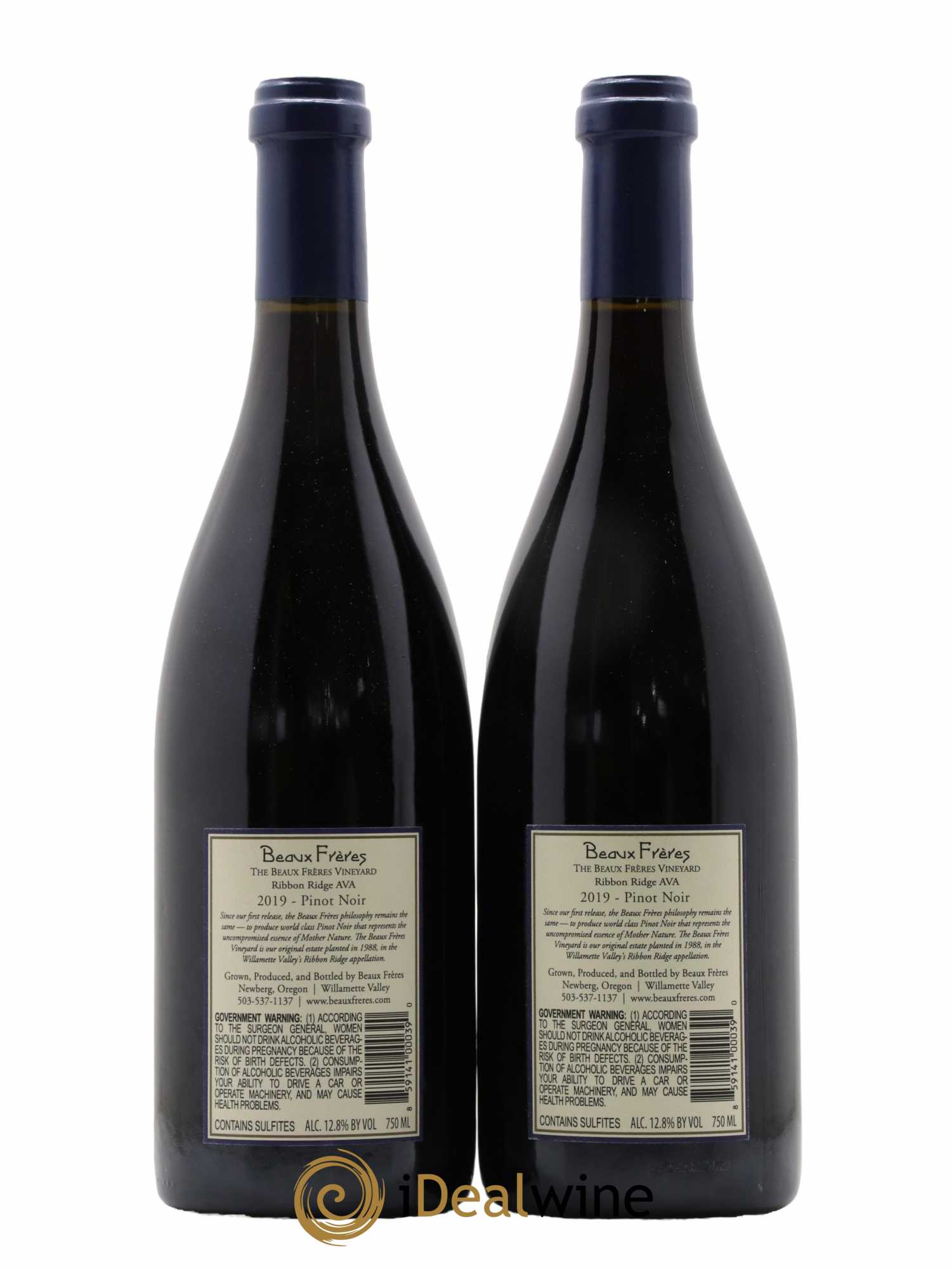 Pinot Noir Beaux Freres Vineyard 2019 - Lot de 2 bouteilles - 1