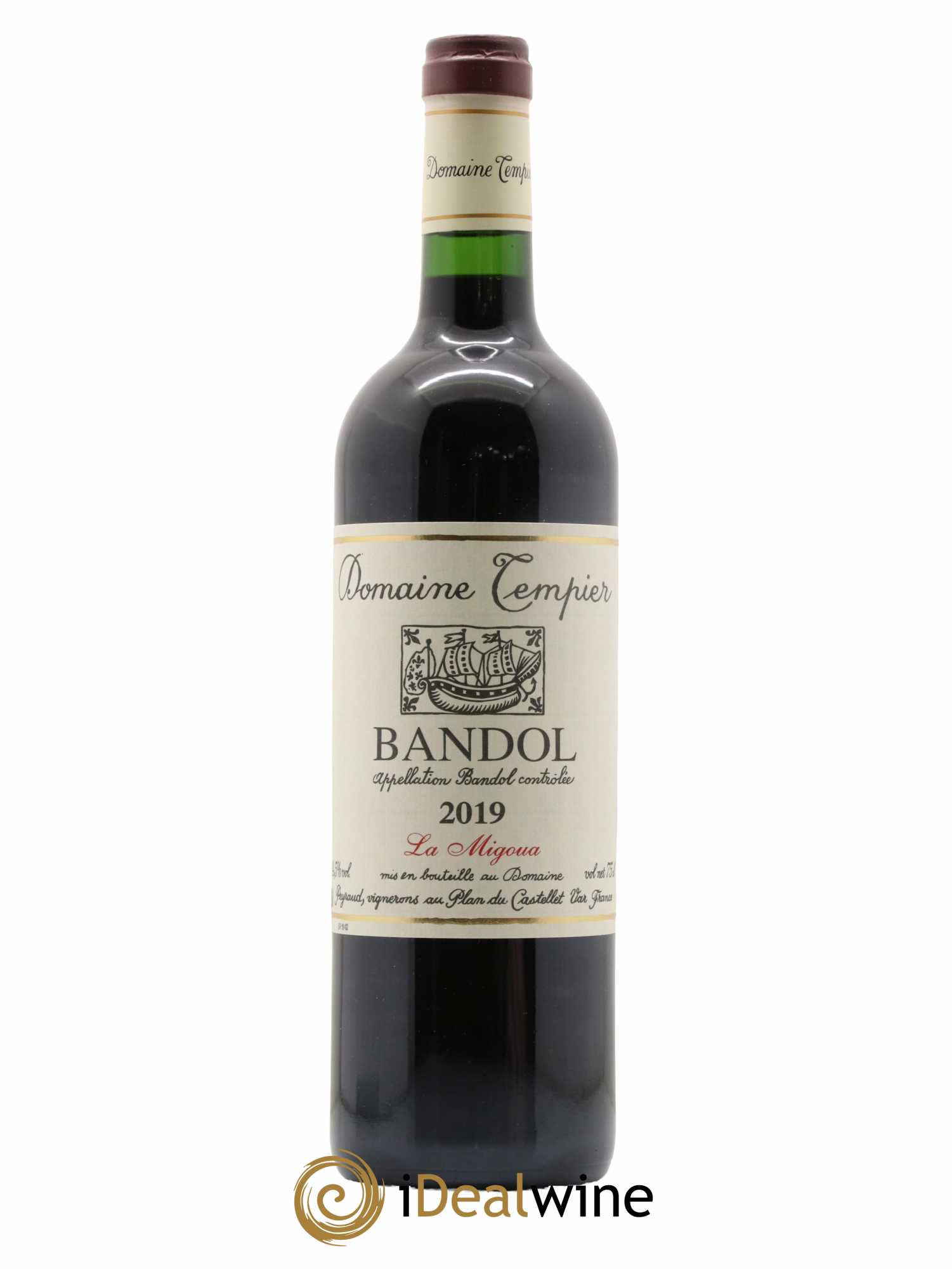 Bandol Domaine Tempier Cuvée La Migoua Famille Peyraud 2019 - Lot de 1 bouteille - 0