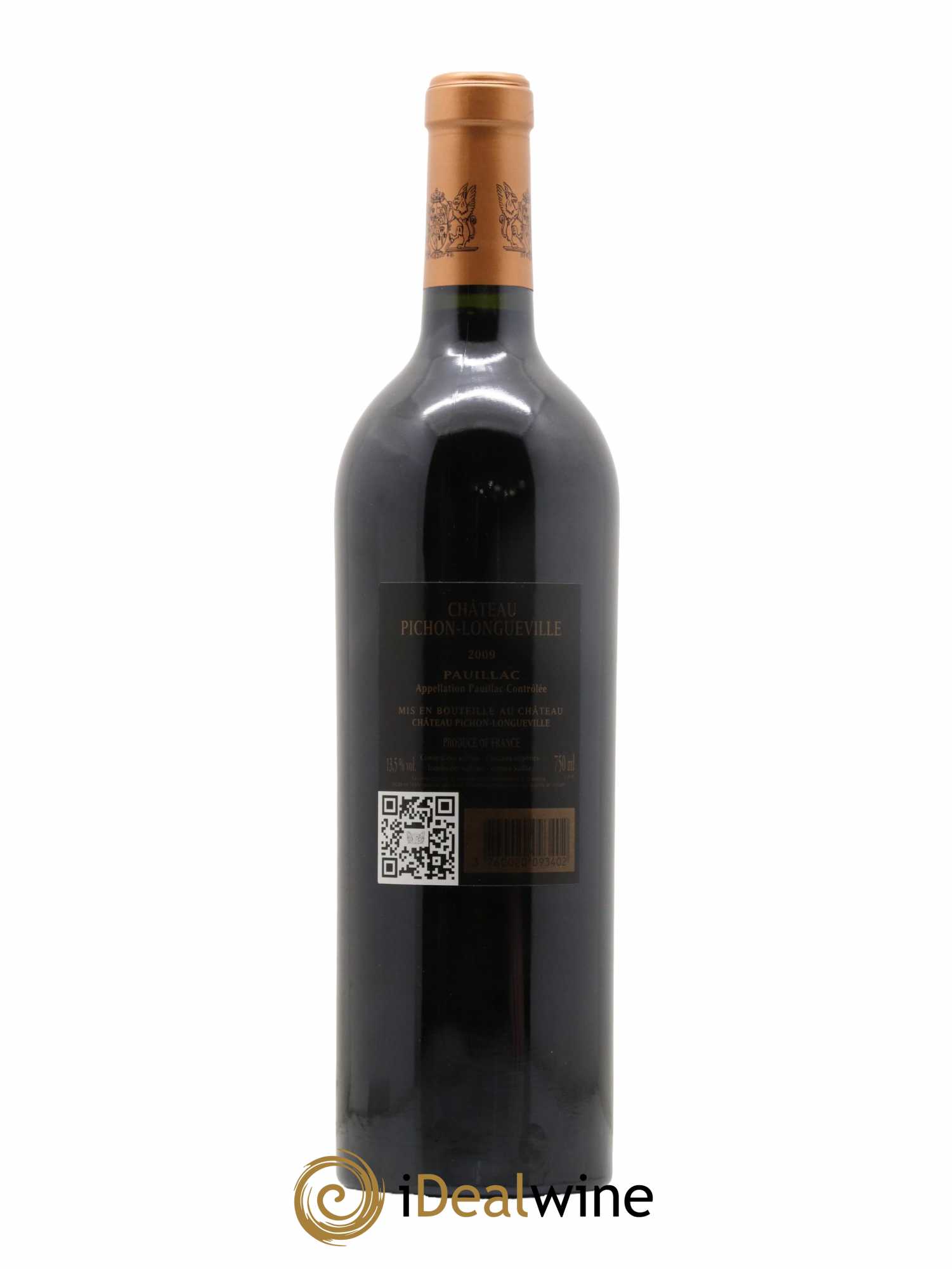 Pichon Longueville Baron 2ème Grand Cru Classé 2009 - Lot of 1 bottle - 1