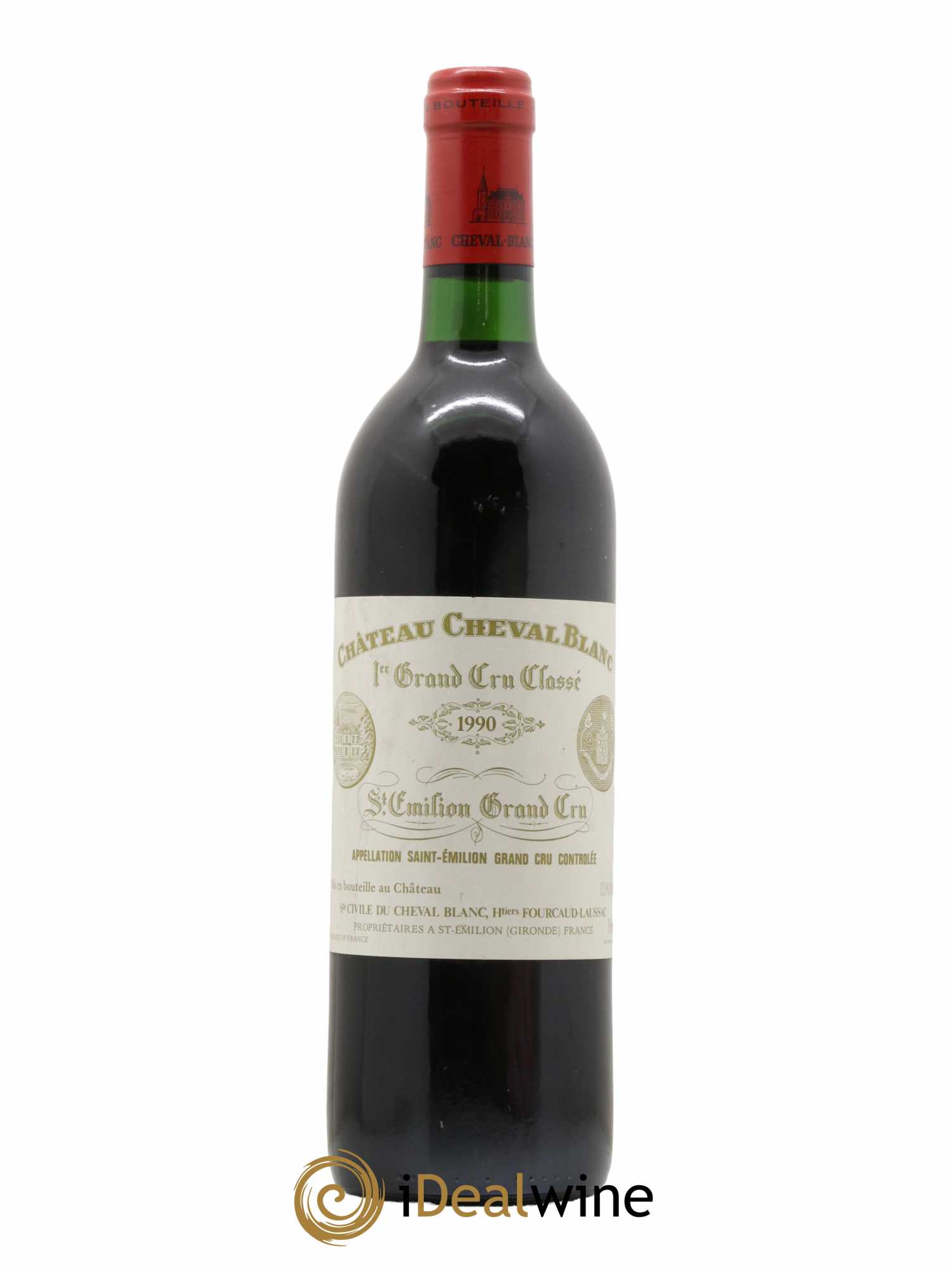 Château Cheval Blanc 1er Grand Cru Classé A 1990 - Lot de 1 bouteille - 0