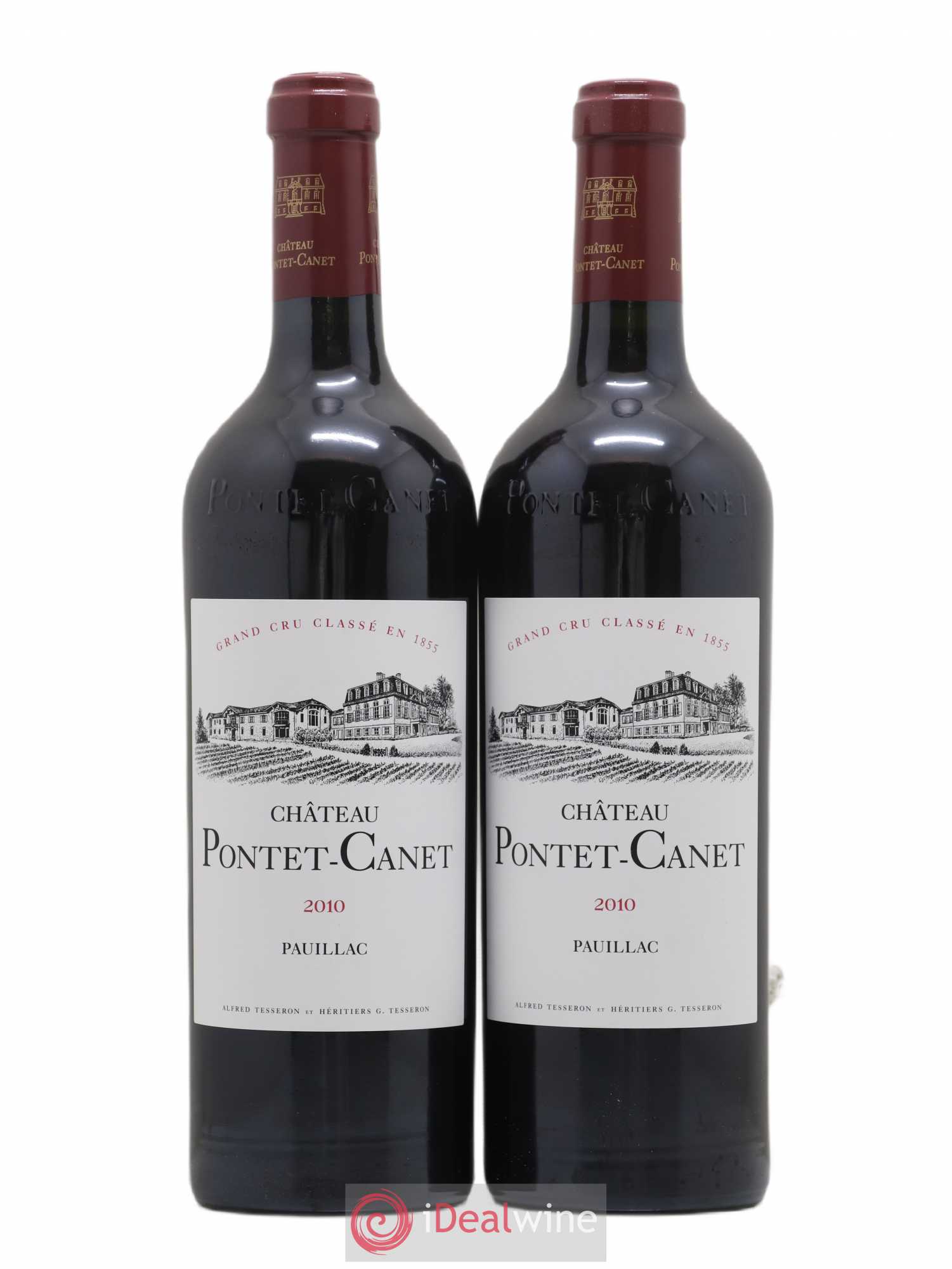 Château Pontet Canet 5ème Grand Cru Classé 2010 - Lot de 2 bouteilles - 0