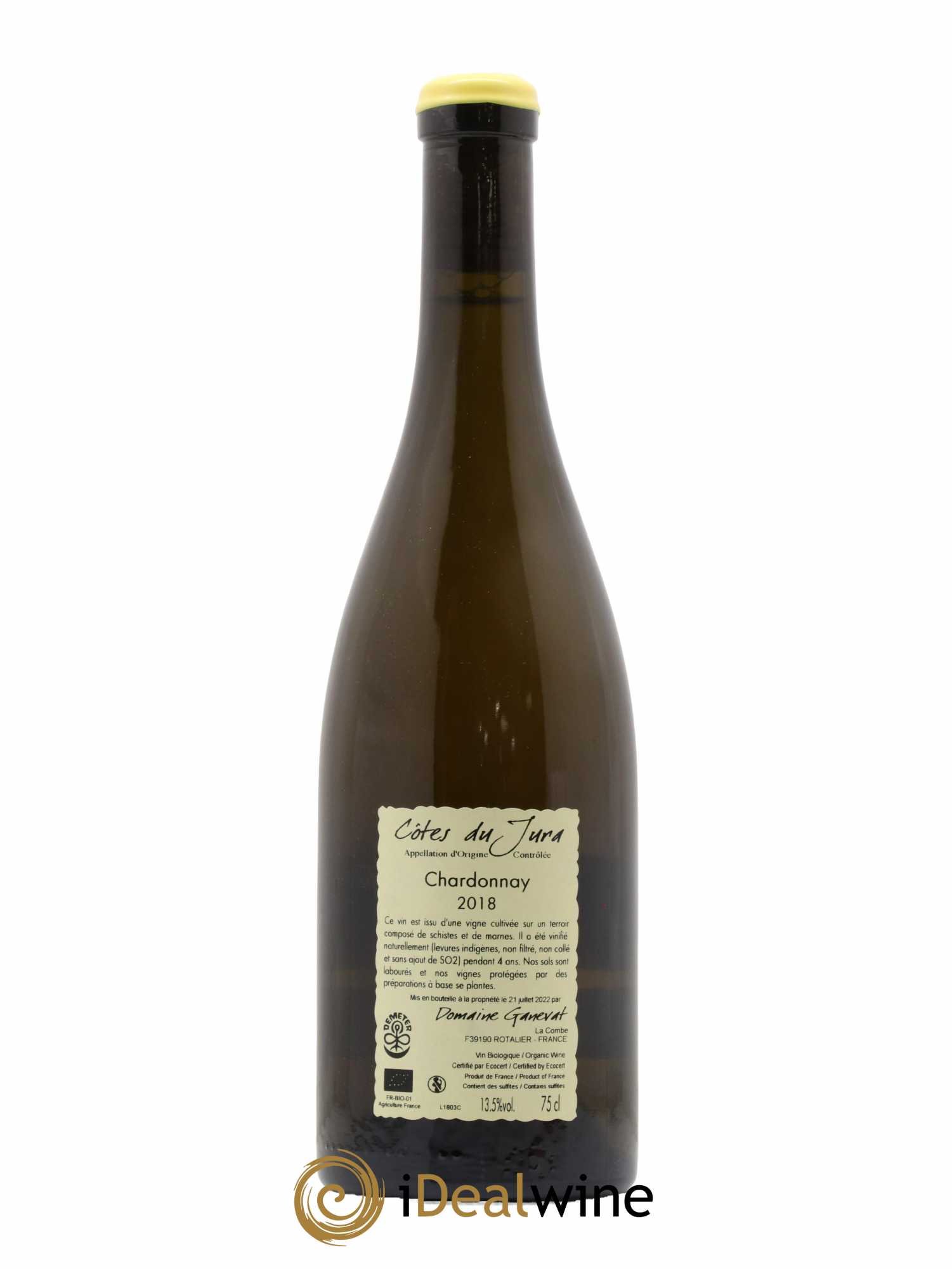 Côtes du Jura Chardonnay En Billat Jean-François Ganevat (Domaine)  2018 - Lot de 1 bouteille - 1
