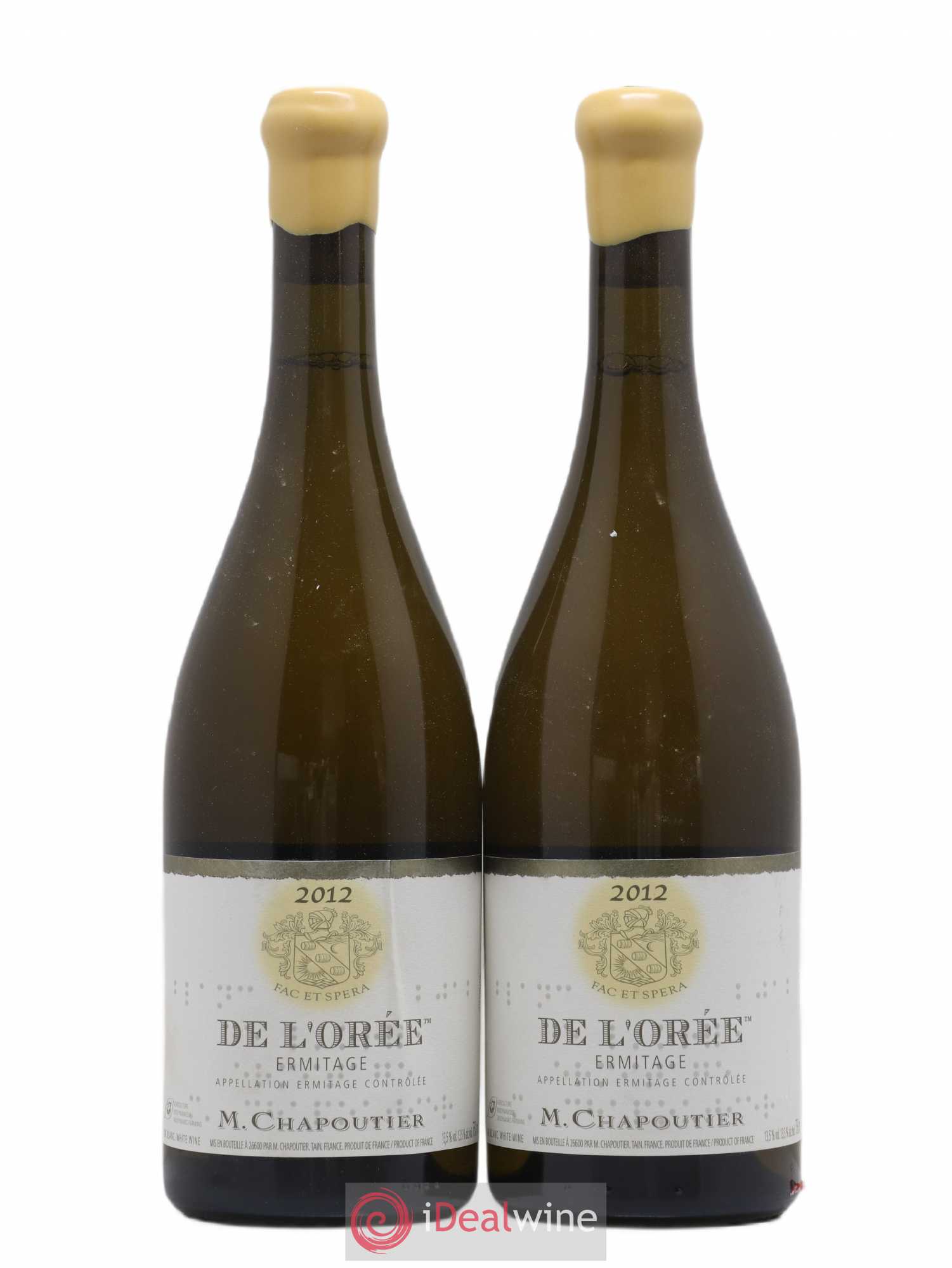 Hermitage Ermitage de l'Orée Chapoutier 2012 - Lot de 2 bouteilles - 0