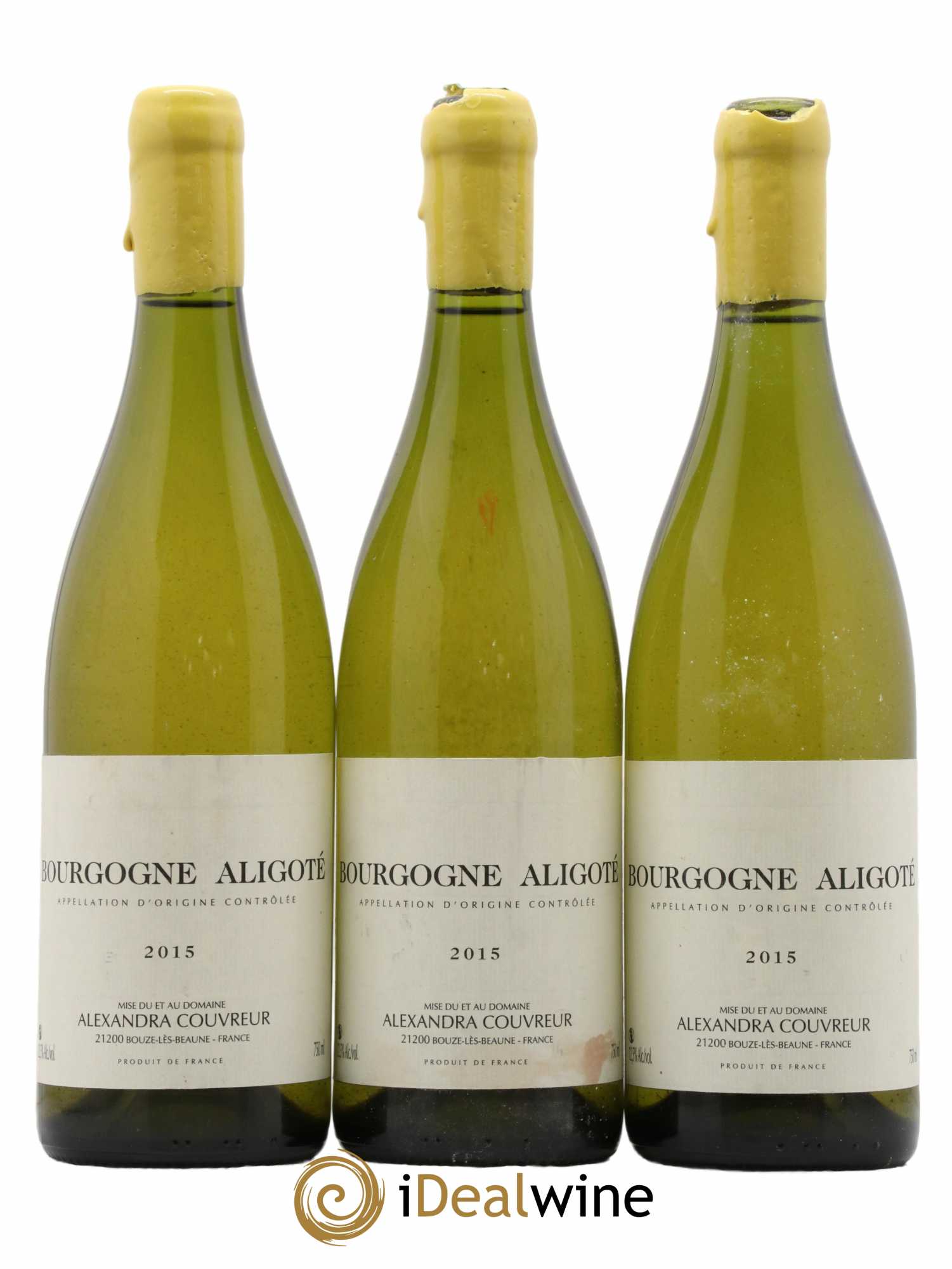 Bourgogne Aligoté Alexandra Couvreur 2015 - Lot de 3 bouteilles - 0