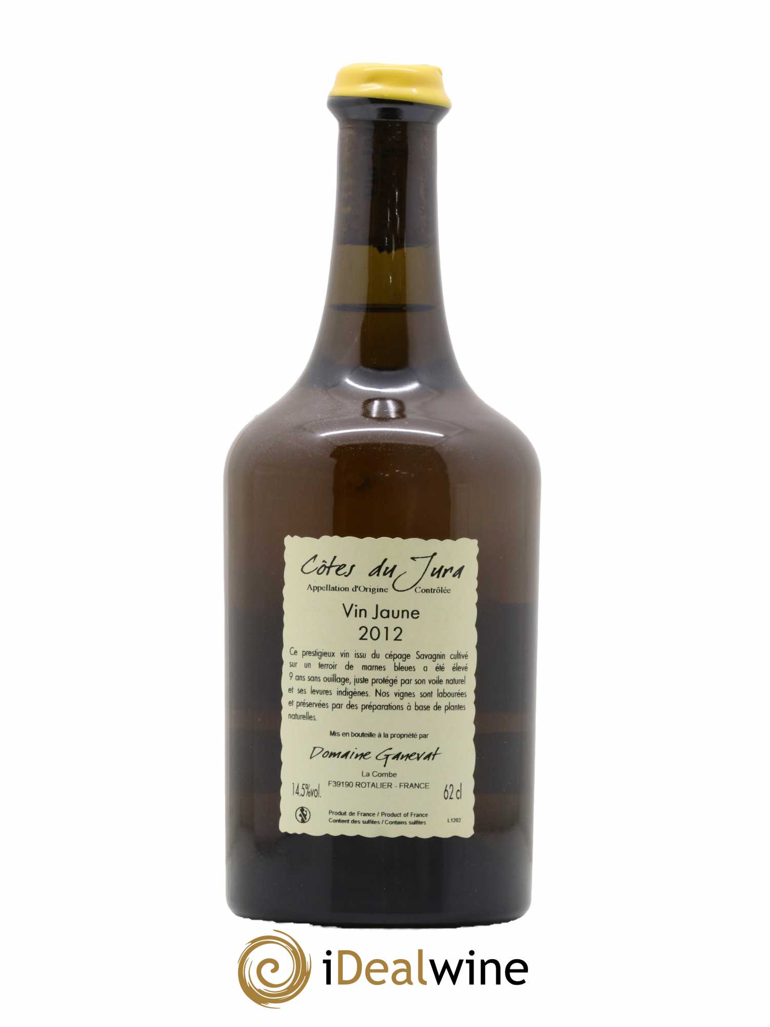 Côtes du Jura Vin Jaune Jean-François Ganevat (Domaine) 2012 - Lot de 1 bouteille - 1