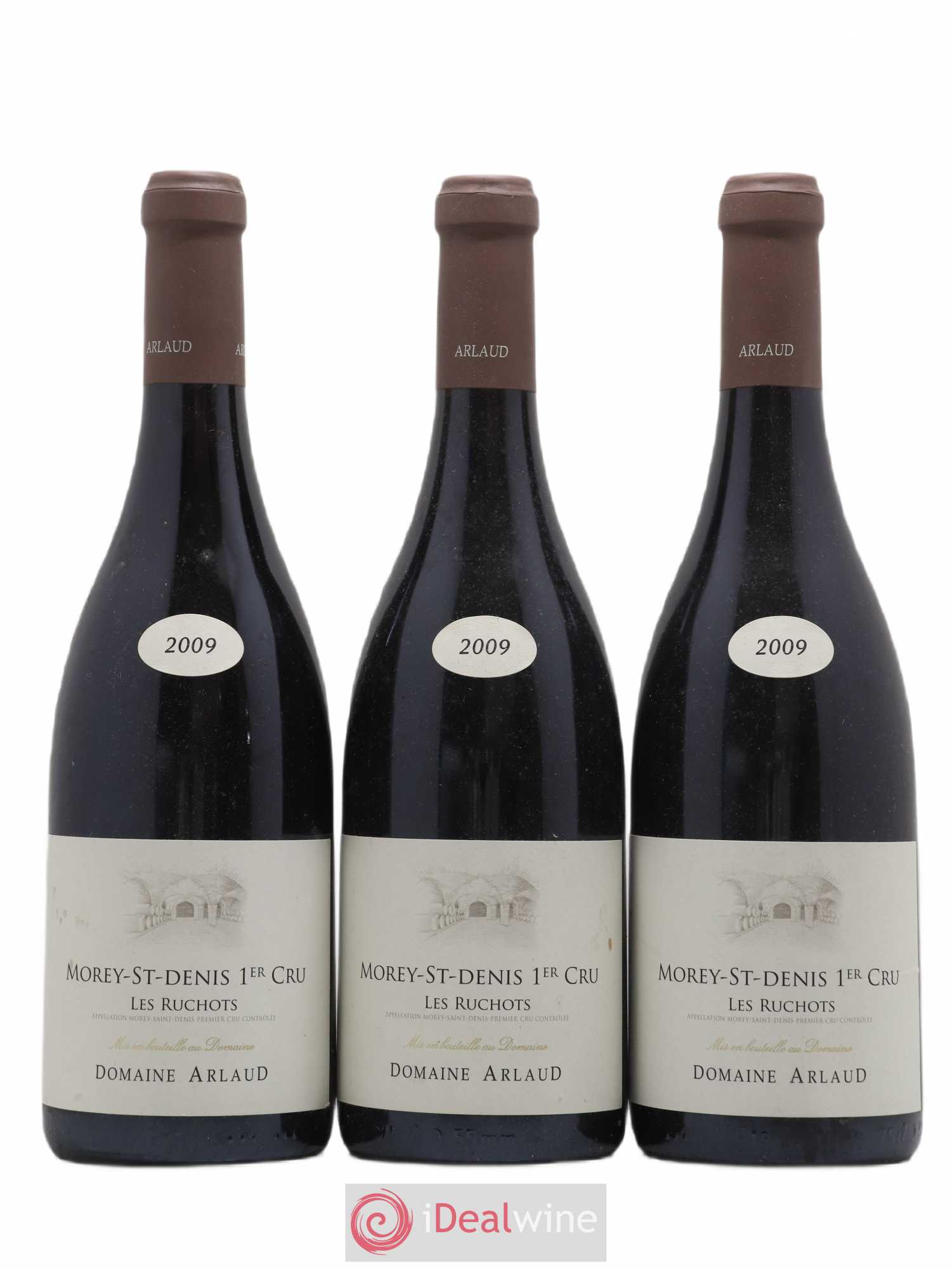 Morey-Saint-Denis 1er Cru Les Ruchots Arlaud 2009 - Lot de 3 bouteilles - 0