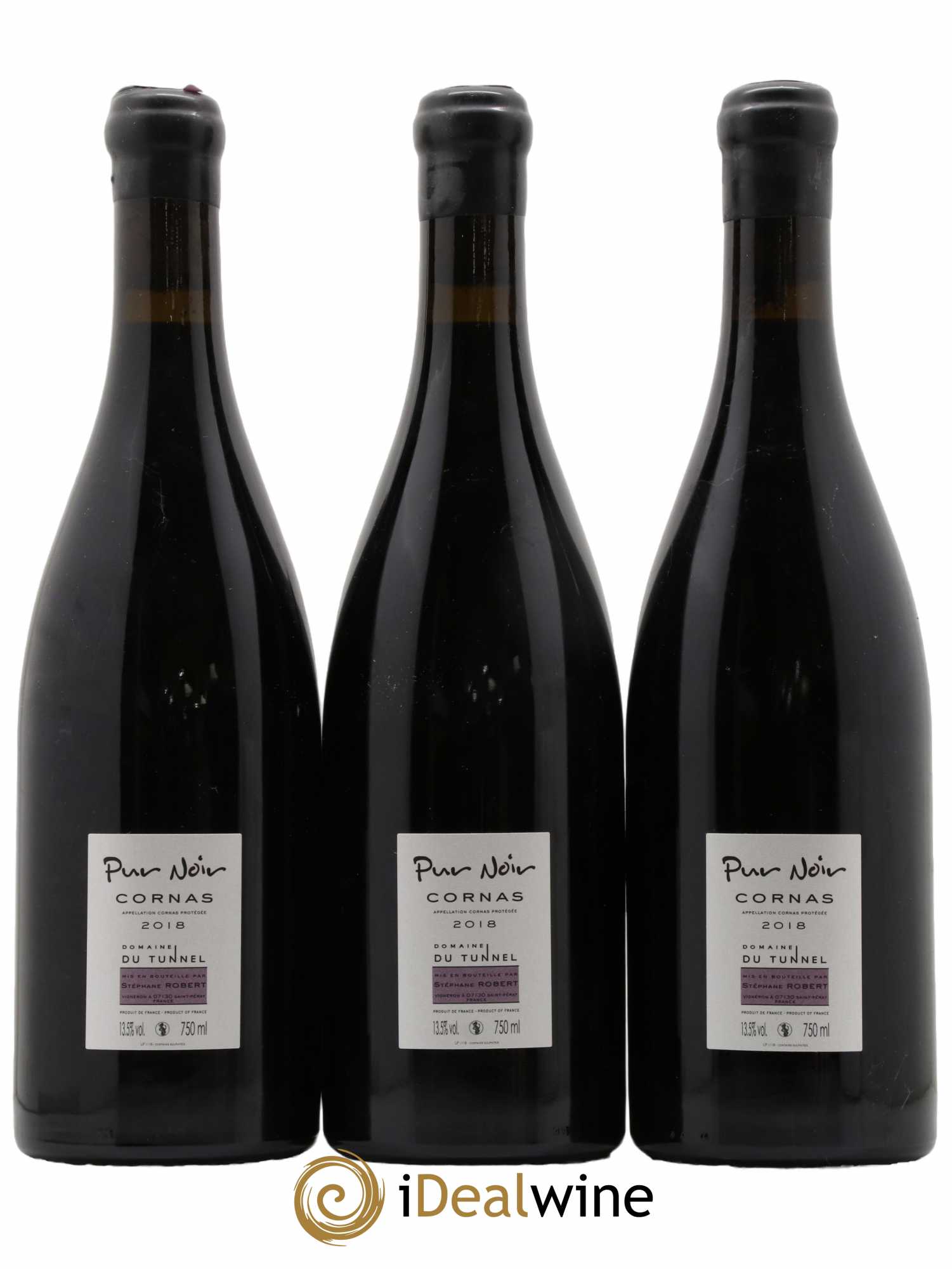 Cornas Pur Noir Tunnel (Domaine du)  2018 - Posten von 3 Flaschen - 1