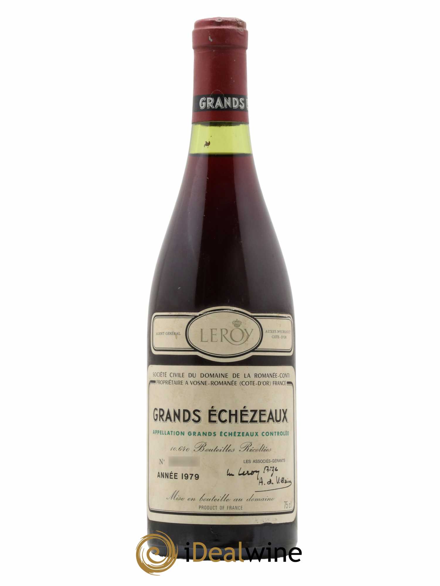 Grands-Echezeaux Grand Cru Domaine de la Romanée-Conti 1979 - Lot de 1 bouteille - 0