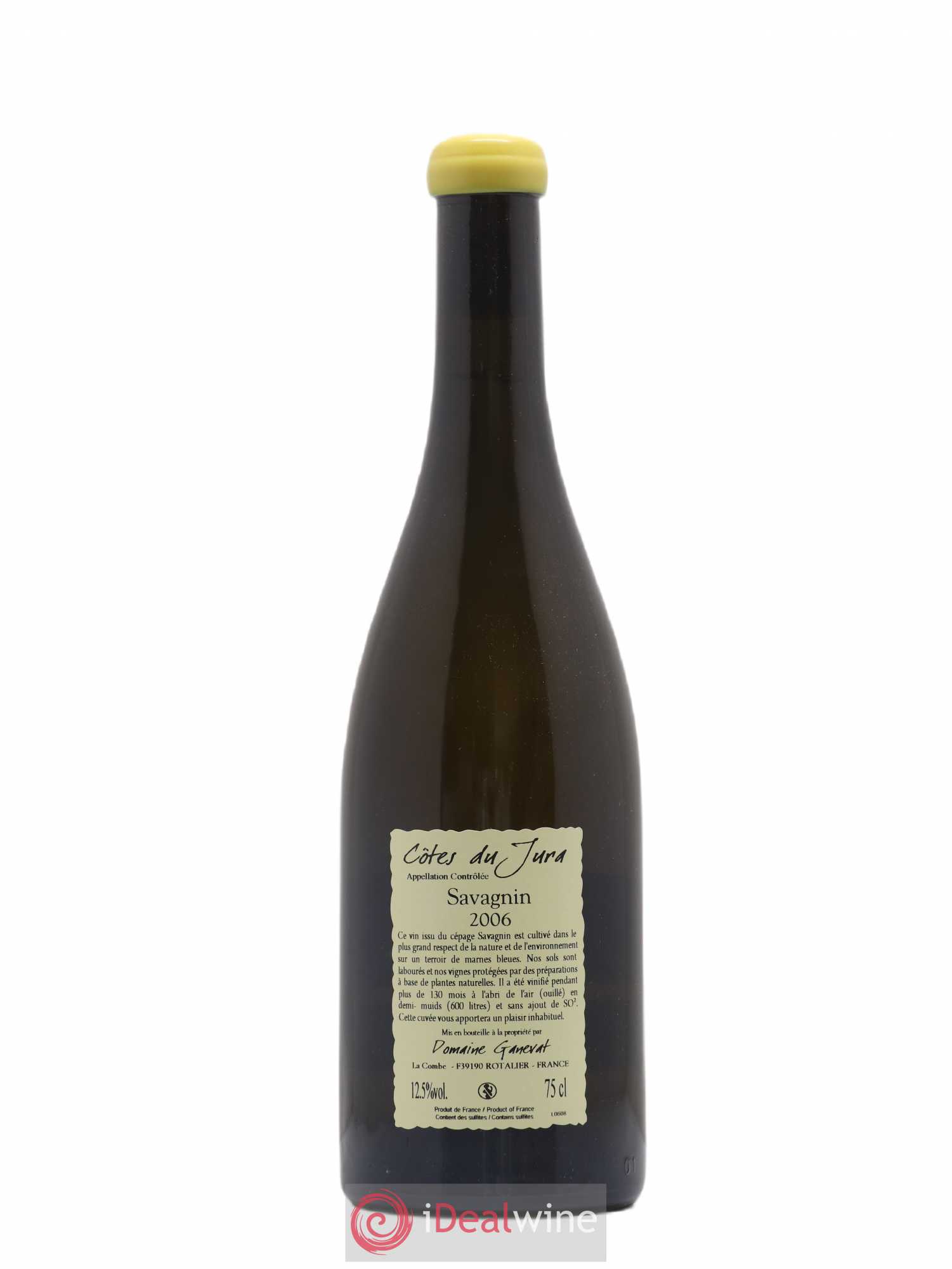 Côtes du Jura Les Vignes de mon Père Jean-François Ganevat (Domaine) 2006 - Lot de 1 bouteille - 1