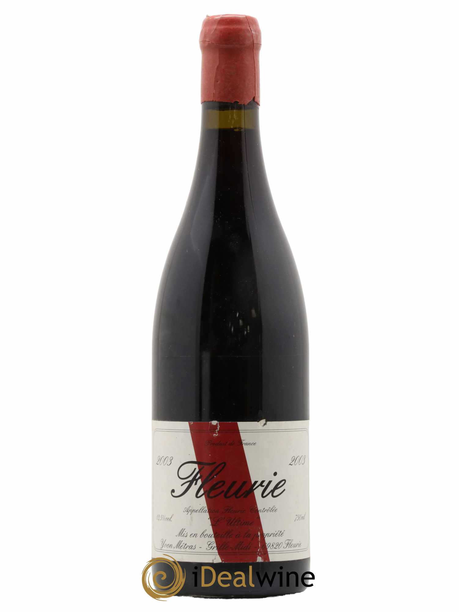 Fleurie l'Ultime Yvon Métras 2003 - Lot de 1 bouteille - 0