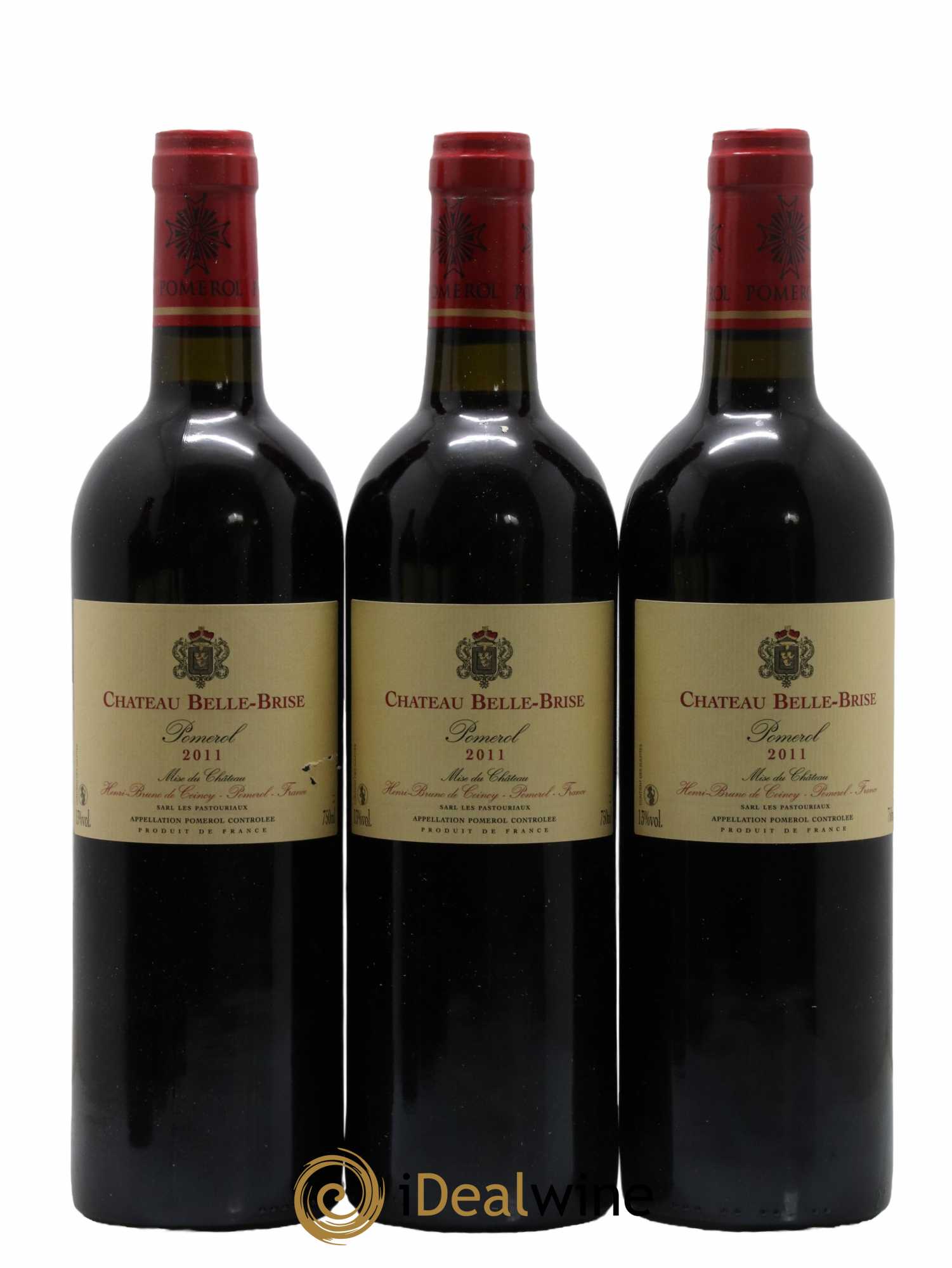 Château Belle-Brise 2011 - Lot of 6 bottles - 1