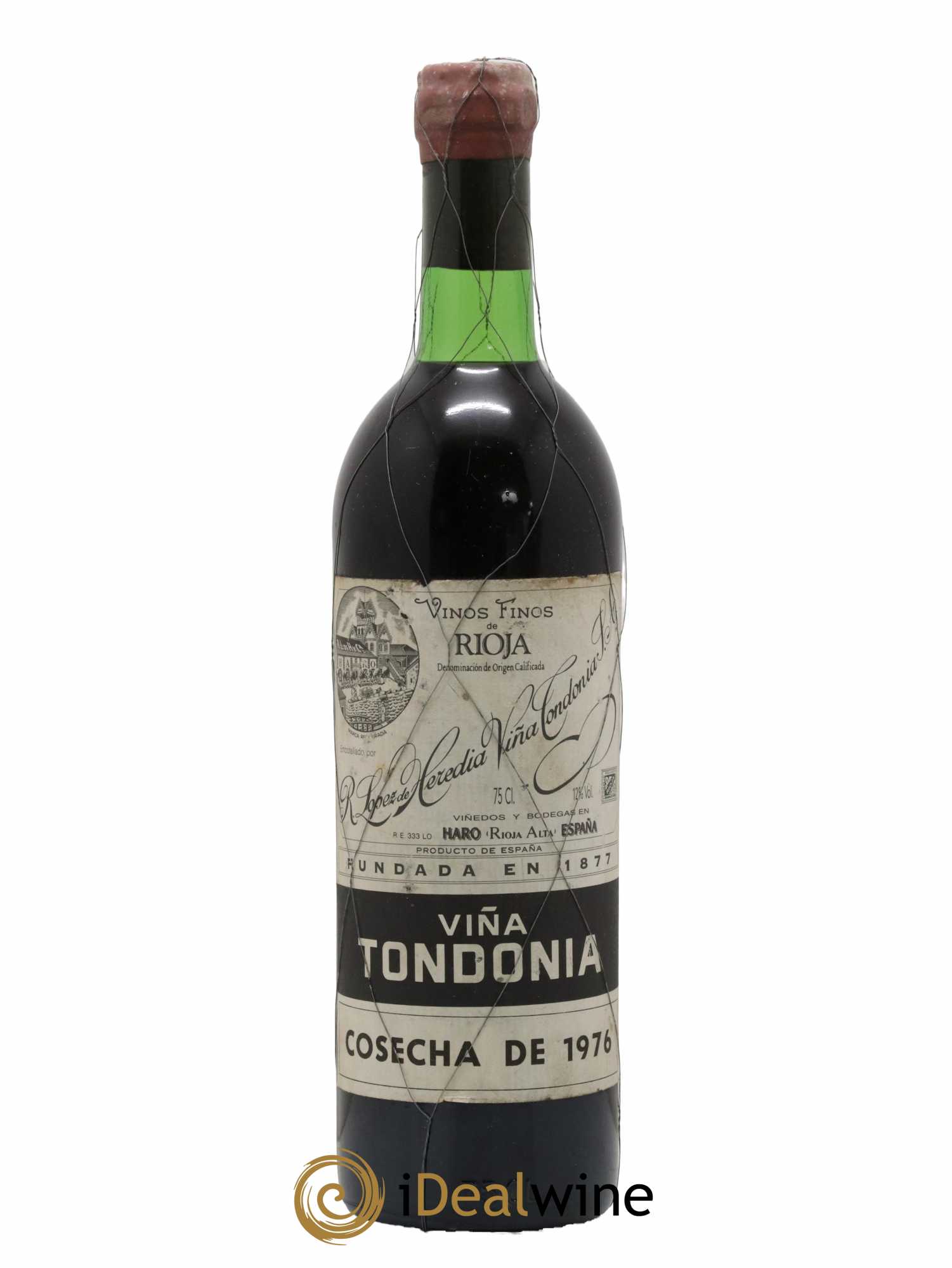 Rioja Gran Reserva Vina Tondonia R. Lopez de Heredia 1976 - Lot de 1 bouteille - 0