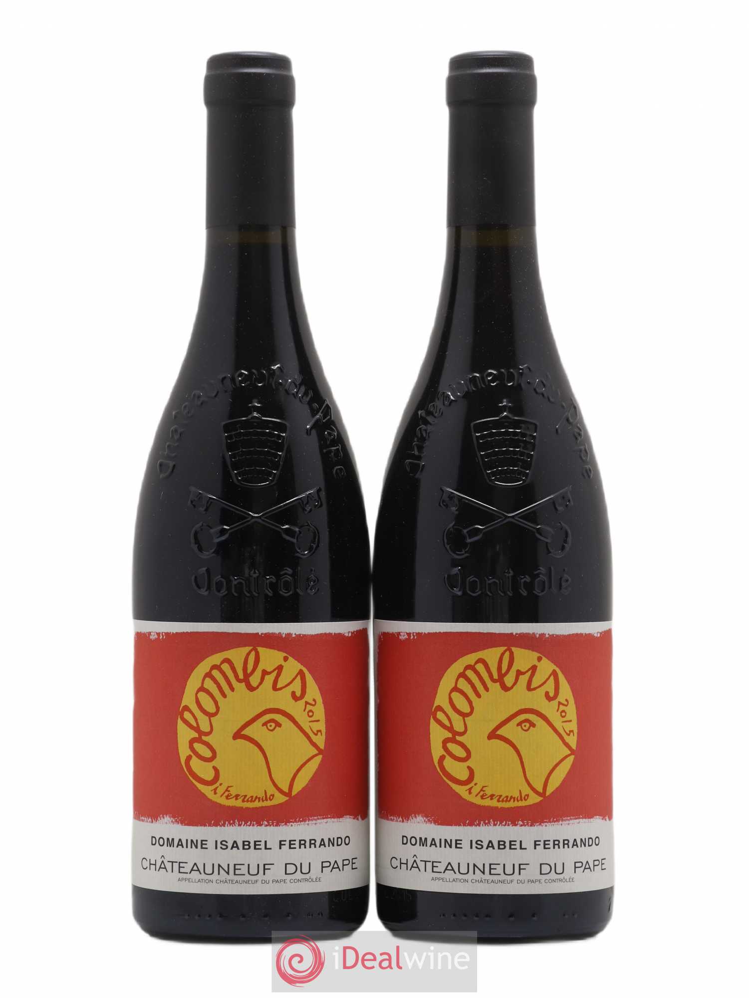 Châteauneuf-du-Pape Colombis Domaine Saint-Préfert 2015 - Lot de 2 bouteilles - 0