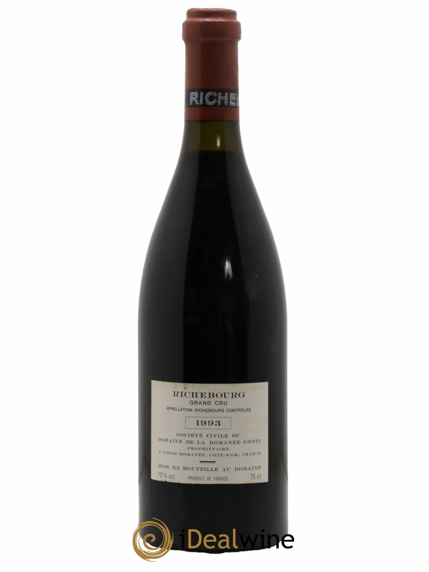 Richebourg Grand Cru Domaine de la Romanée-Conti 1993 - Lot de 1 bouteille - 1