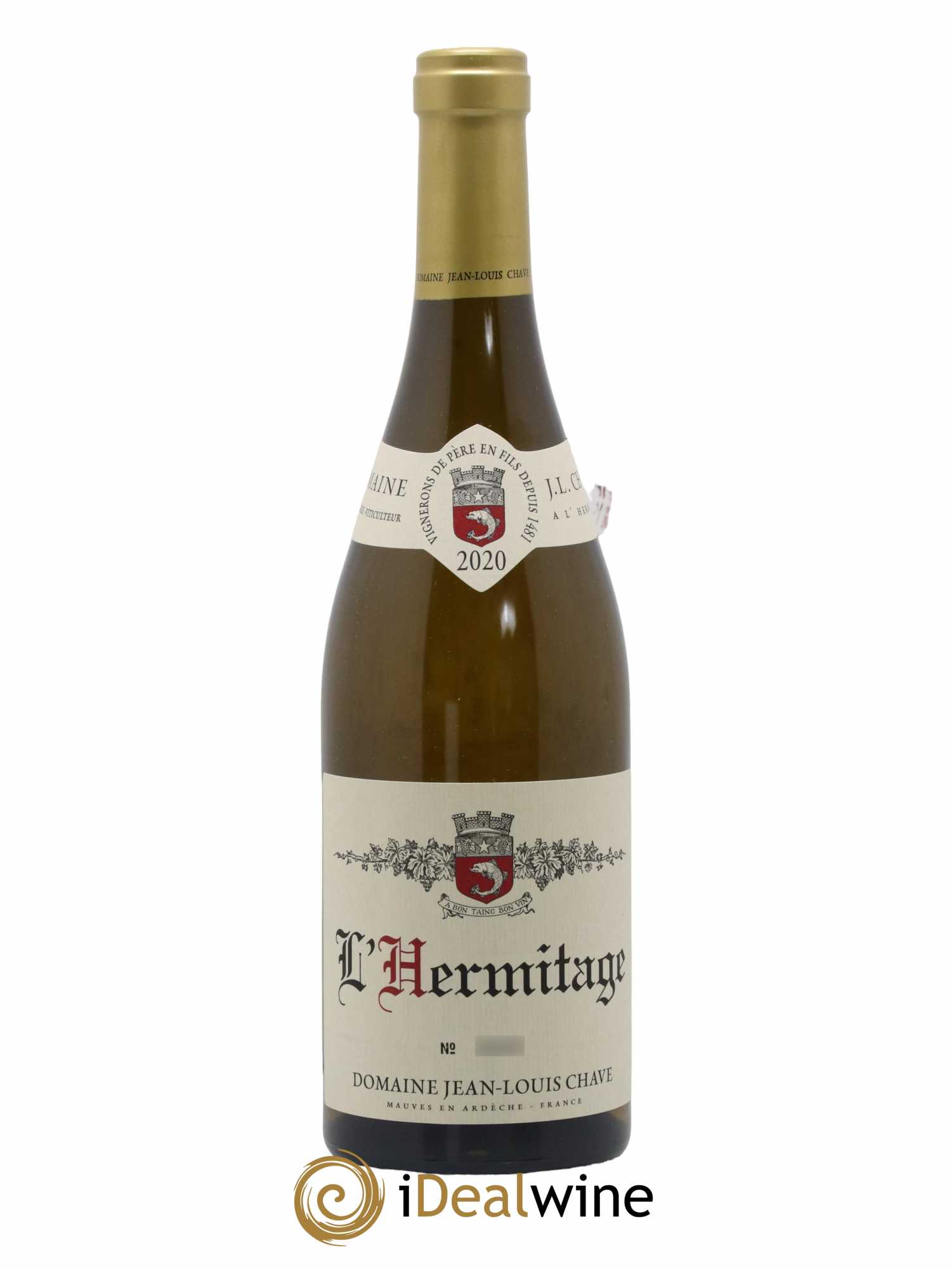 Hermitage Jean-Louis Chave 2020 - Lot de 1 bouteille - 0