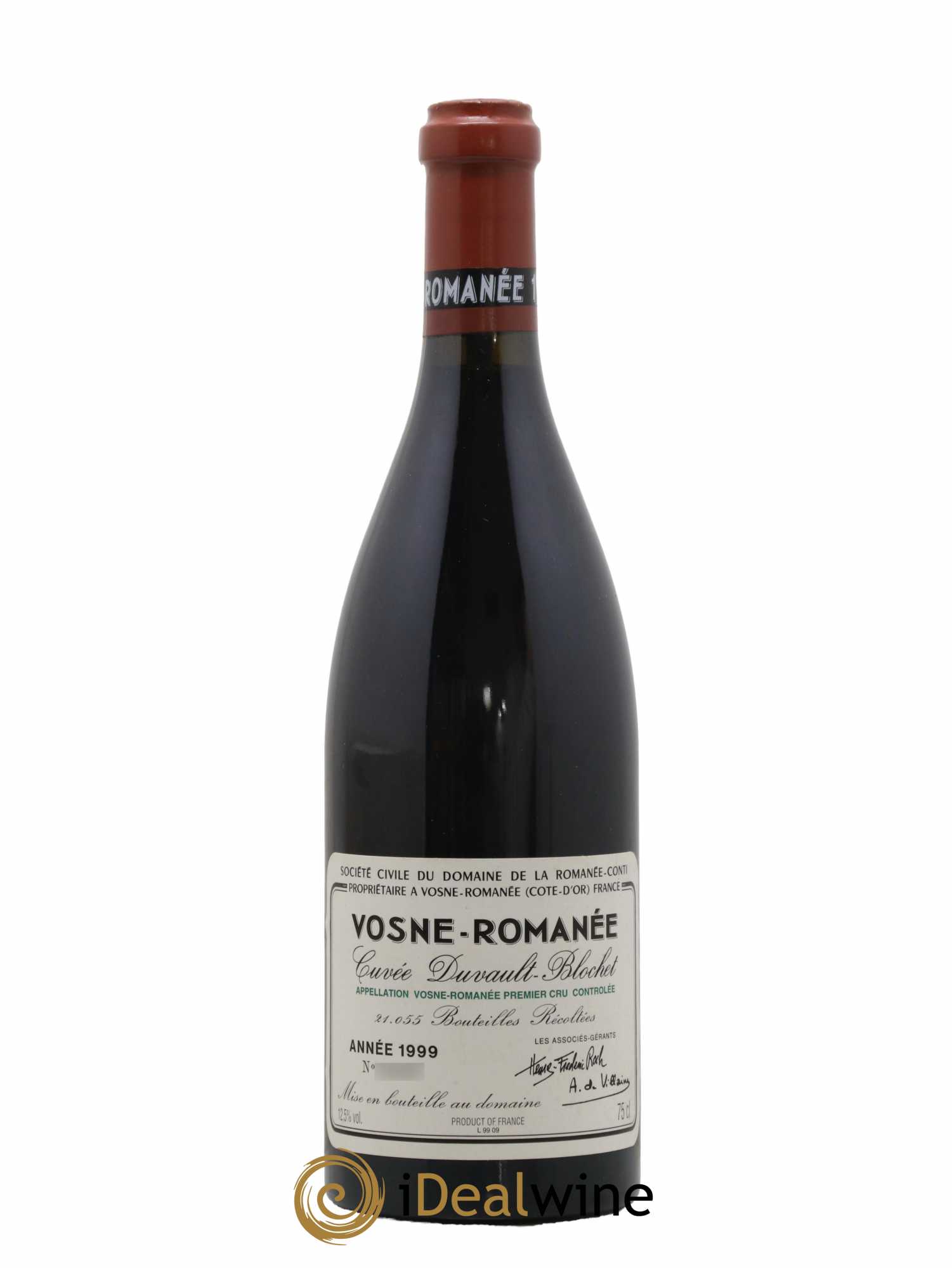Vosne-Romanée 1er Cru Cuvée Duvault Blochet Domaine de la Romanée-Conti 1999 - Lot de 1 bouteille - 0
