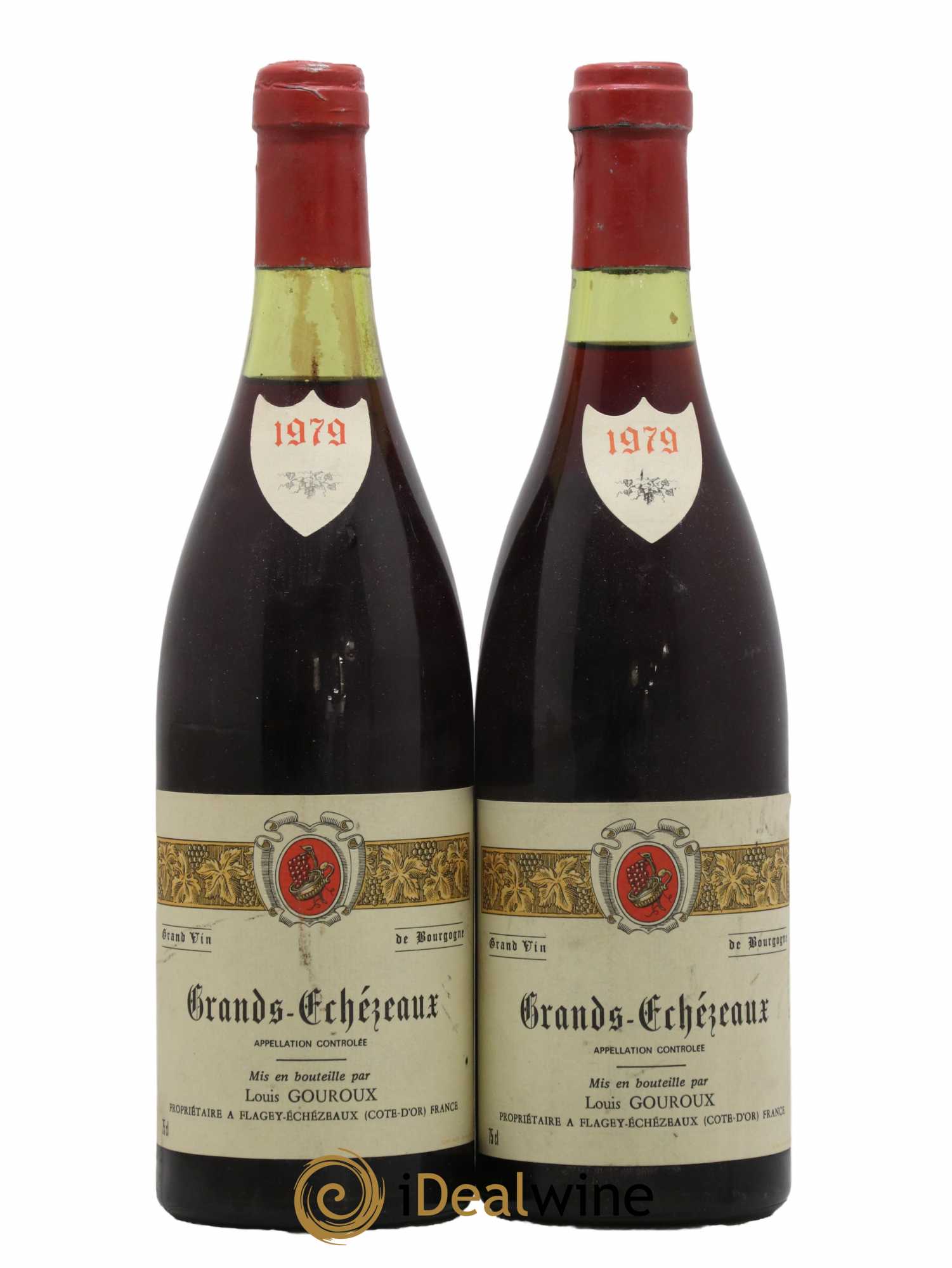 Grands-Echezeaux Grand Cru Louis Gouroux 1979 - Lot of 2 bottles - 0