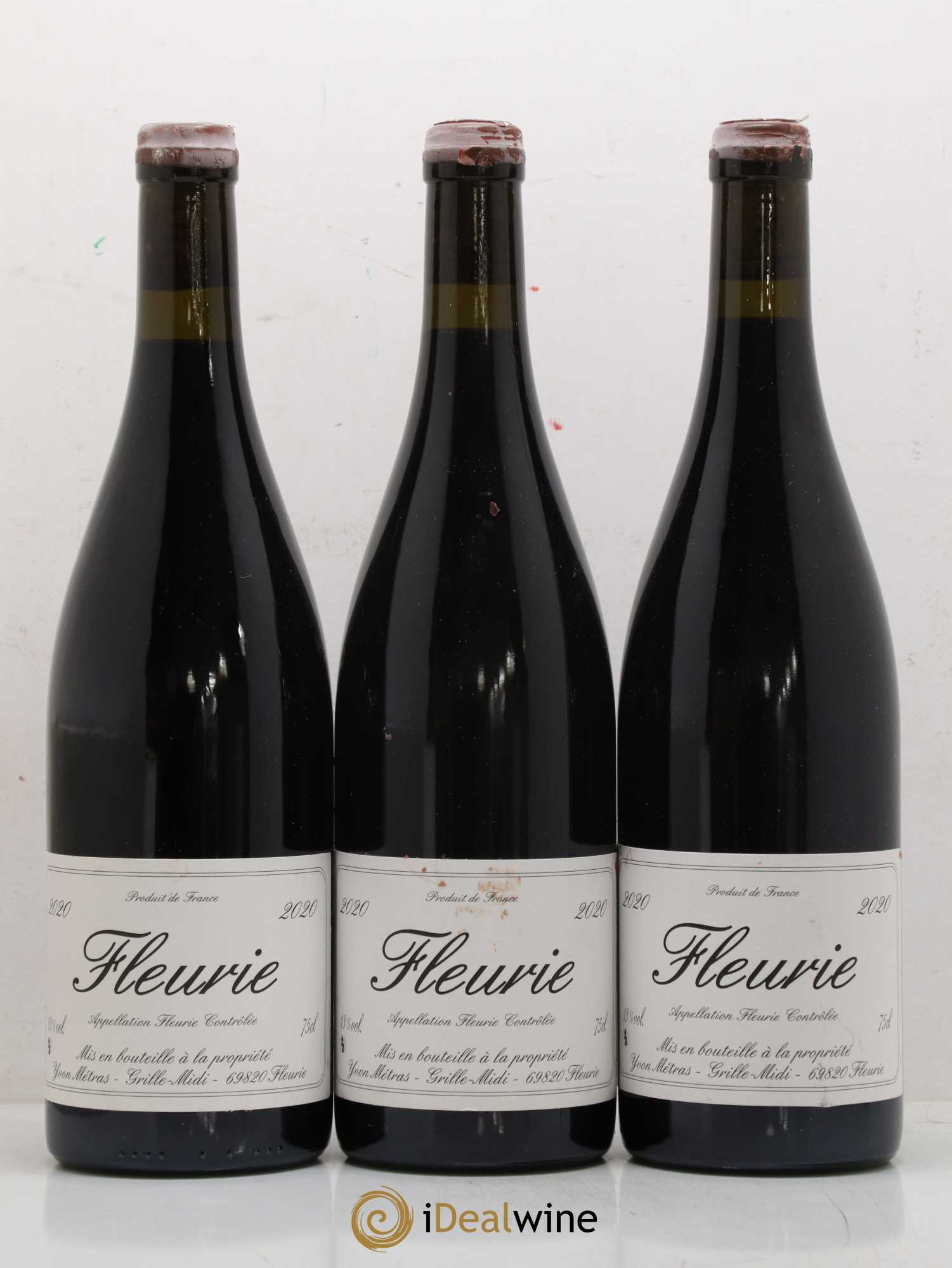 Fleurie Yvon Métras 2020 - Lot of 3 bottles - 0