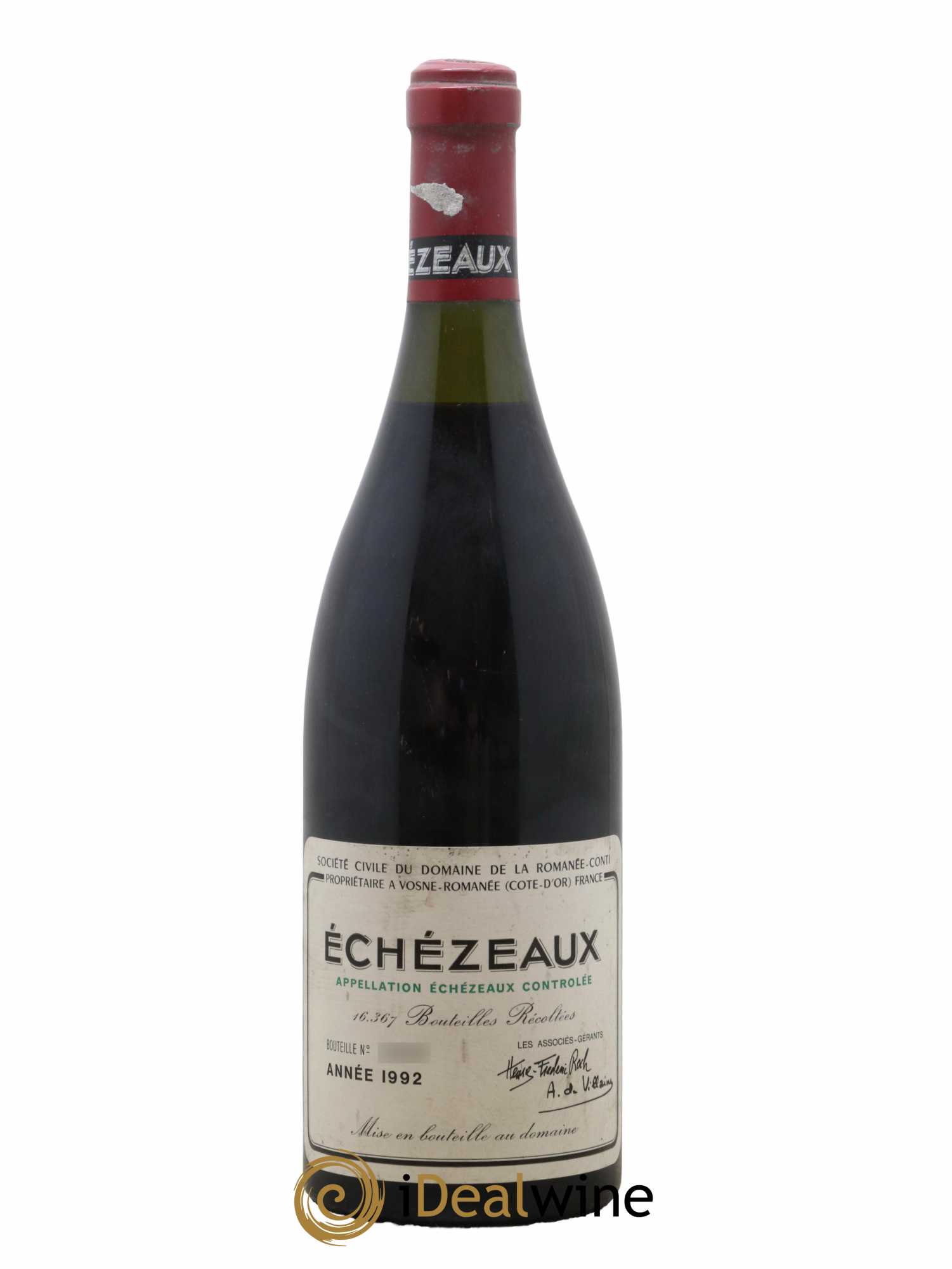 Echezeaux Grand Cru Domaine de la Romanée-Conti 1992 - Lot of 1 bottle - 0