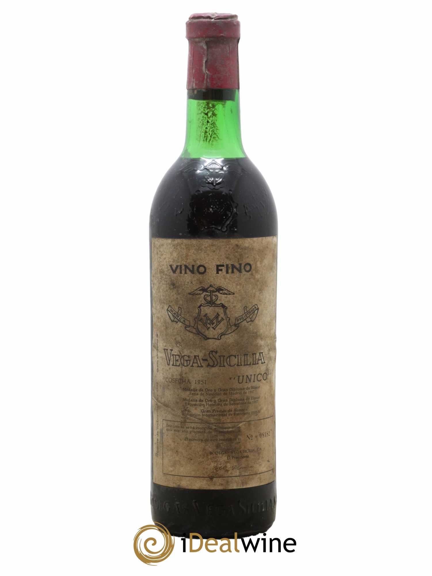 Ribera Del Duero DO Vega Sicilia Unico Famille Alvarez 1951 - Lot of 1 bottle - 0