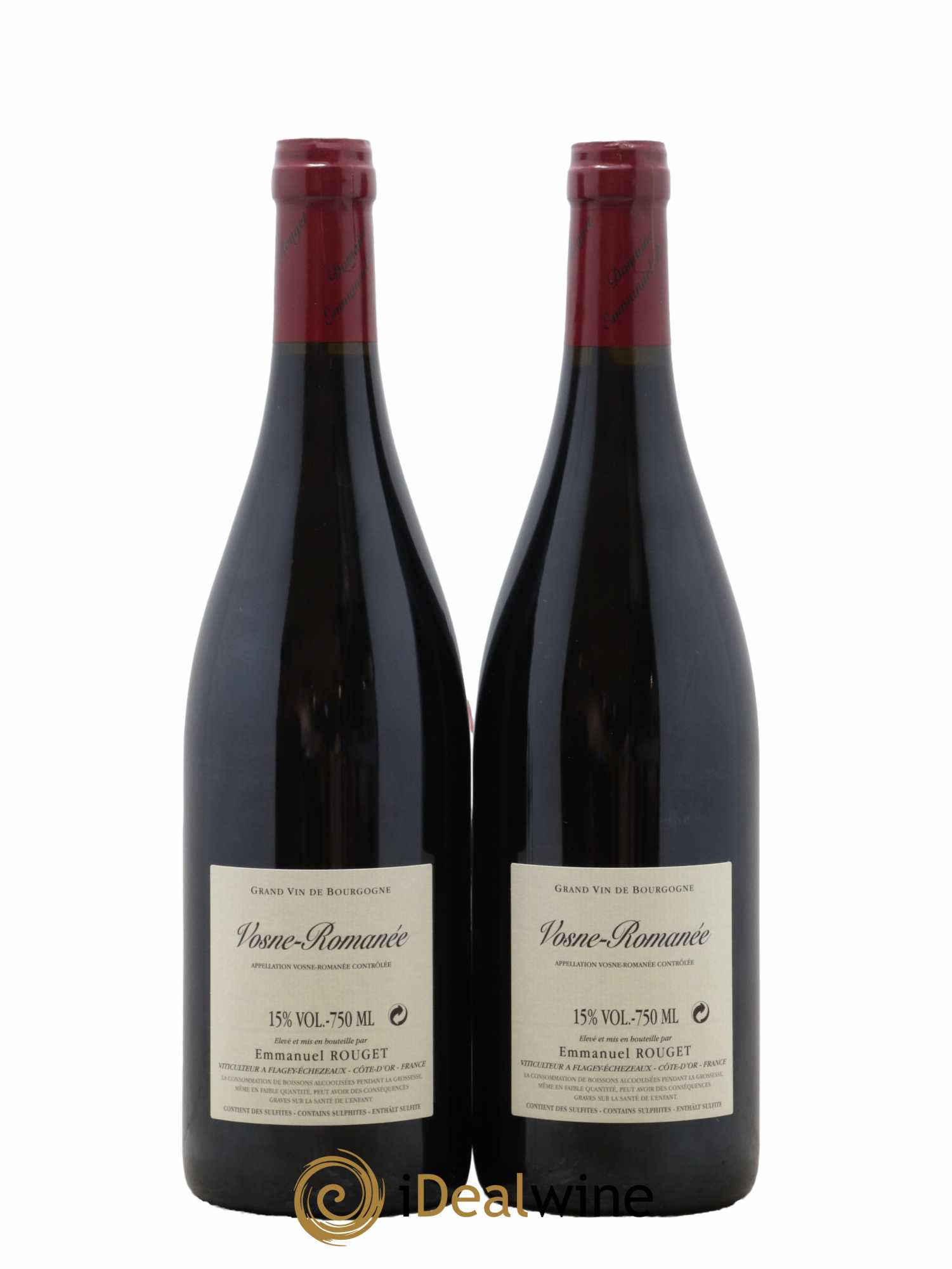 Vosne-Romanée Emmanuel Rouget 2019 - Lot of 2 bottles - 1