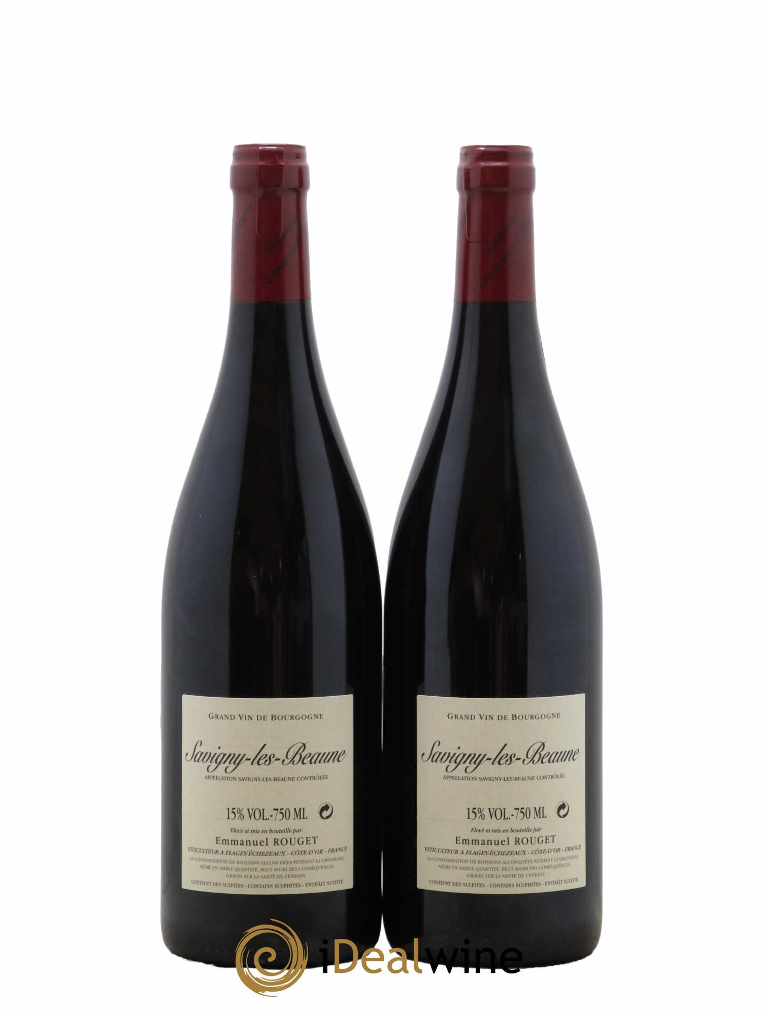 Savigny-lès-Beaune Emmanuel Rouget 2019 - Lot of 2 bottles - 1