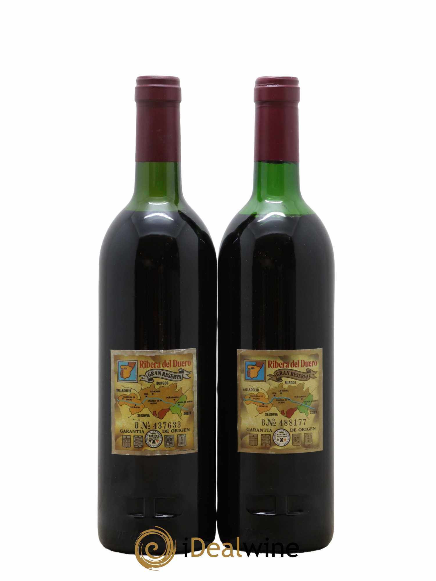 Ribera Del Duero DO Vega Sicilia Unico Famille Alvarez 1982 - Lot of 2 bottles - 1