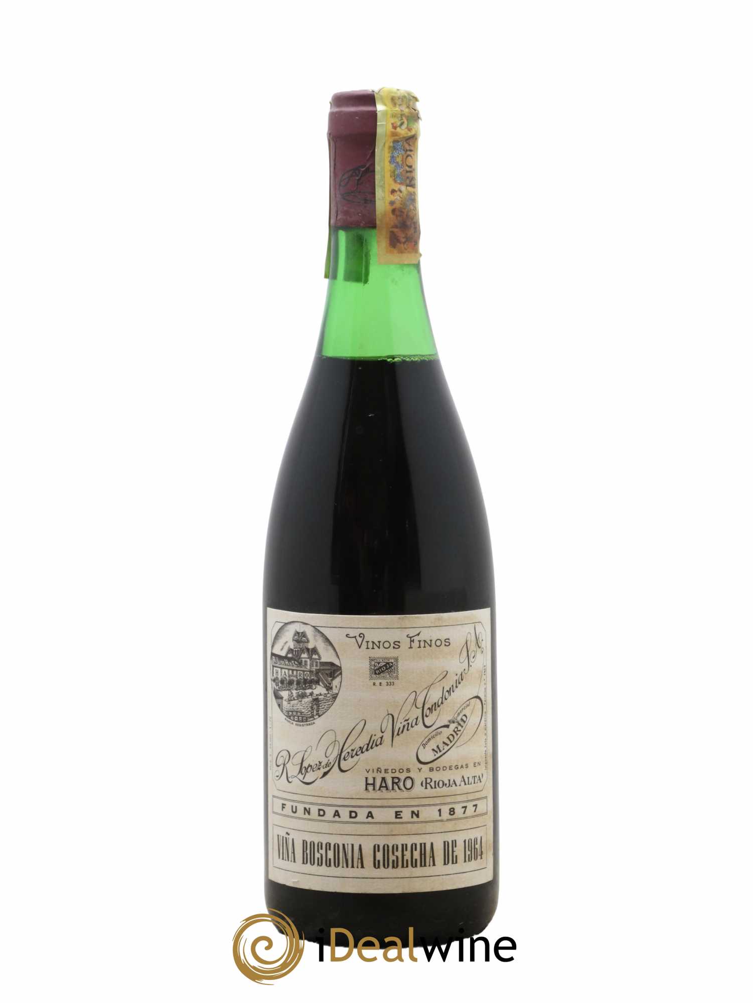 Rioja Viña Bosconia Reserva Vina Tondonia R. Lopez de Heredia 1964 - Lot of 1 bottle - 0