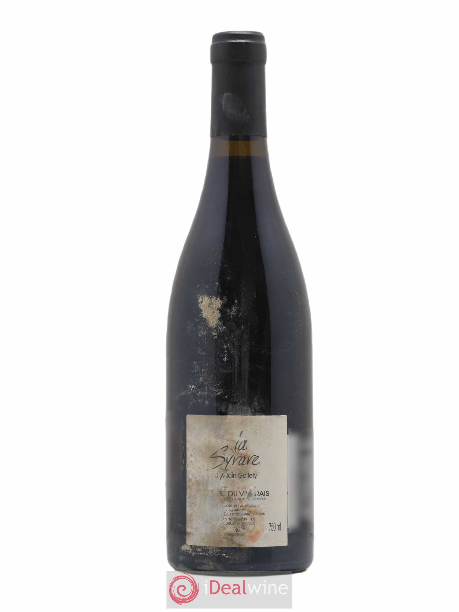 Côtes du Vivarais La Syrare Gallety (Domaine) 2012 - Lot de 1 bouteille - 1