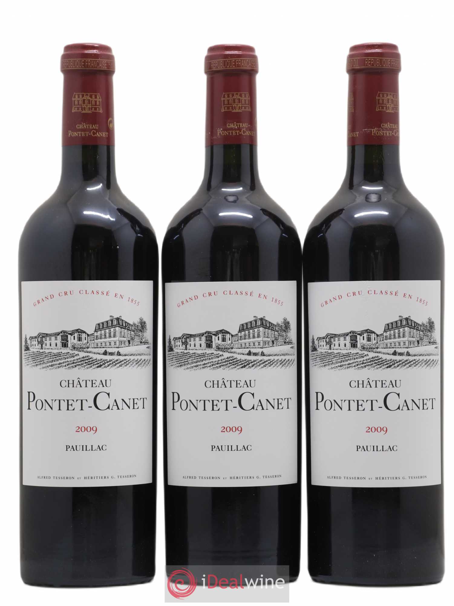Château Pontet Canet 5ème Grand Cru Classé 2009 - Lot de 12 bouteilles - 3