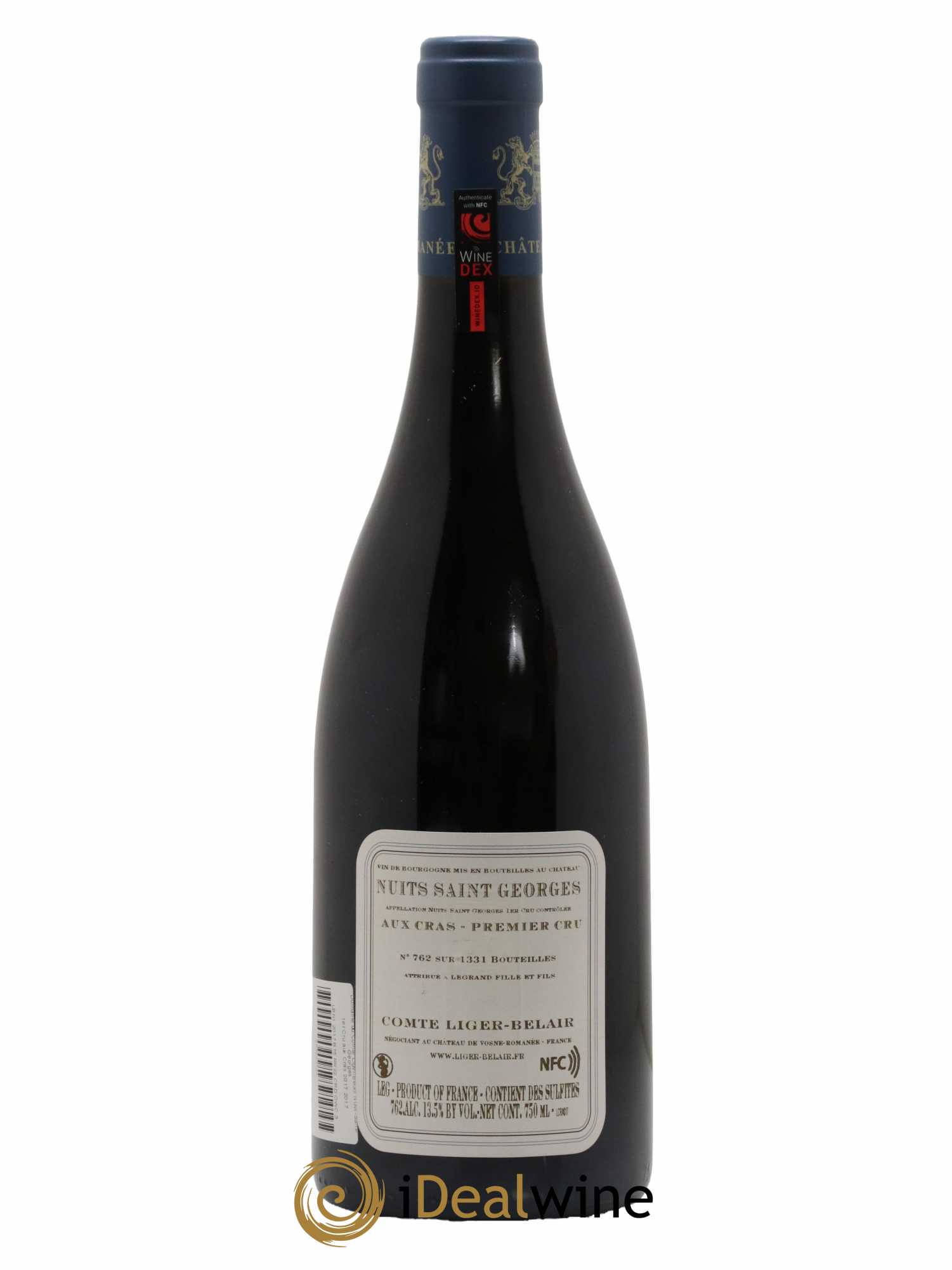 Nuits-Saint-Georges 1er Cru Aux Cras Comte Liger-Belair (Domaine du) 2017 - Posten von 1 Flasche - 1