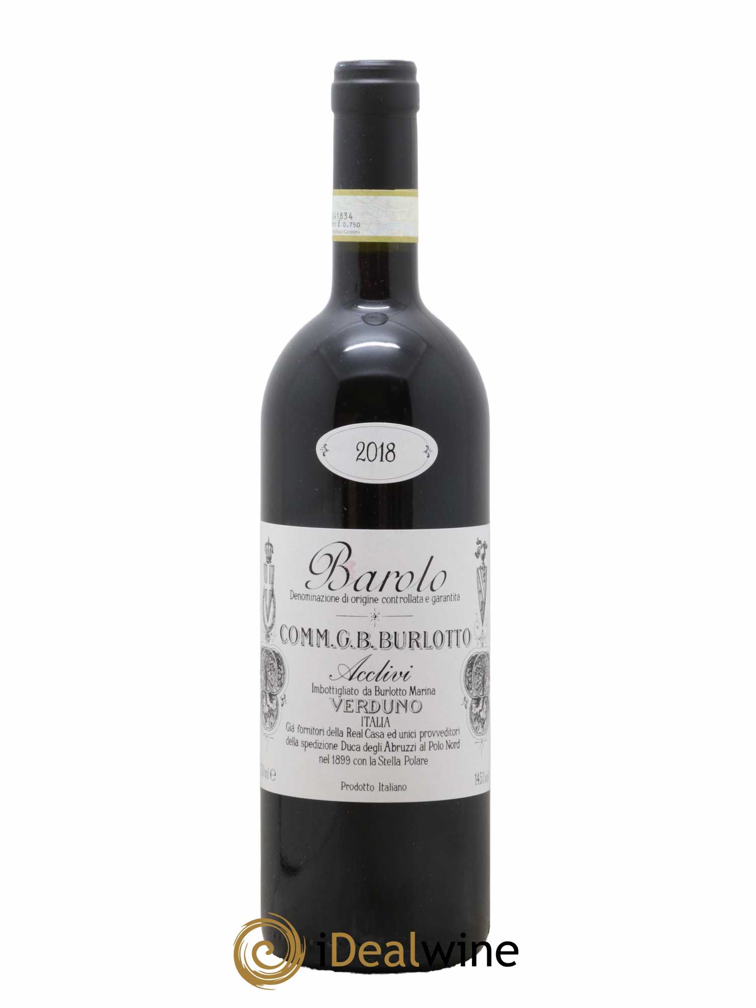 Barolo DOCG Acclivi Comm. Giovan Battista Burlotto 2018 - Lot of 1 bottle - 0