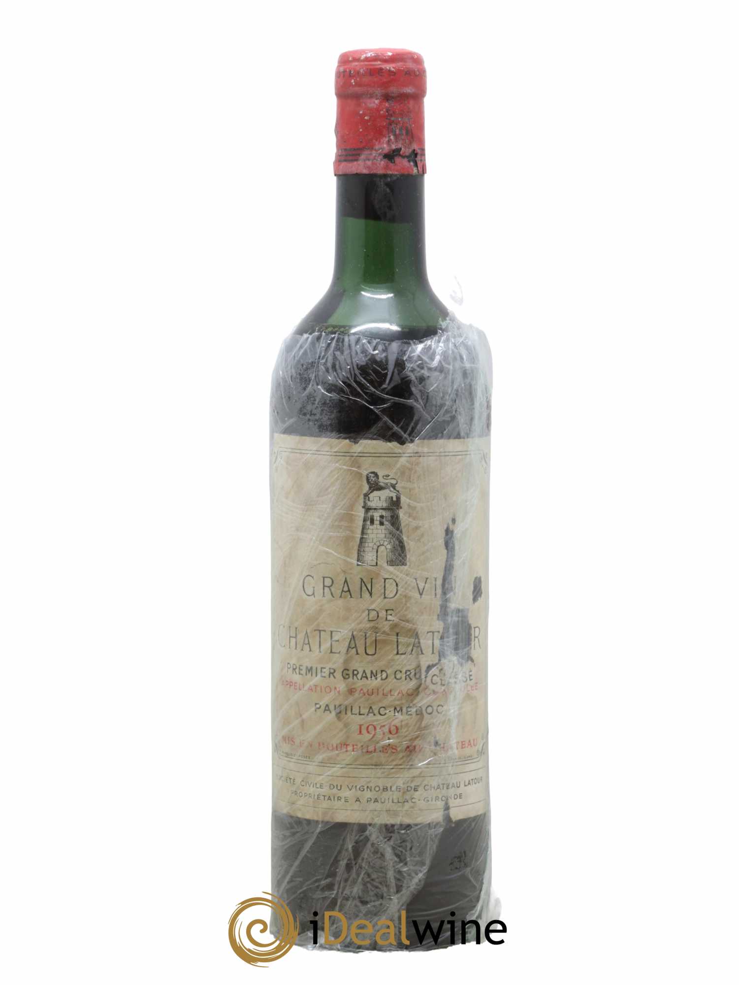 Château Latour 1er Grand Cru Classé 1956 - Lot de 1 bouteille - 0